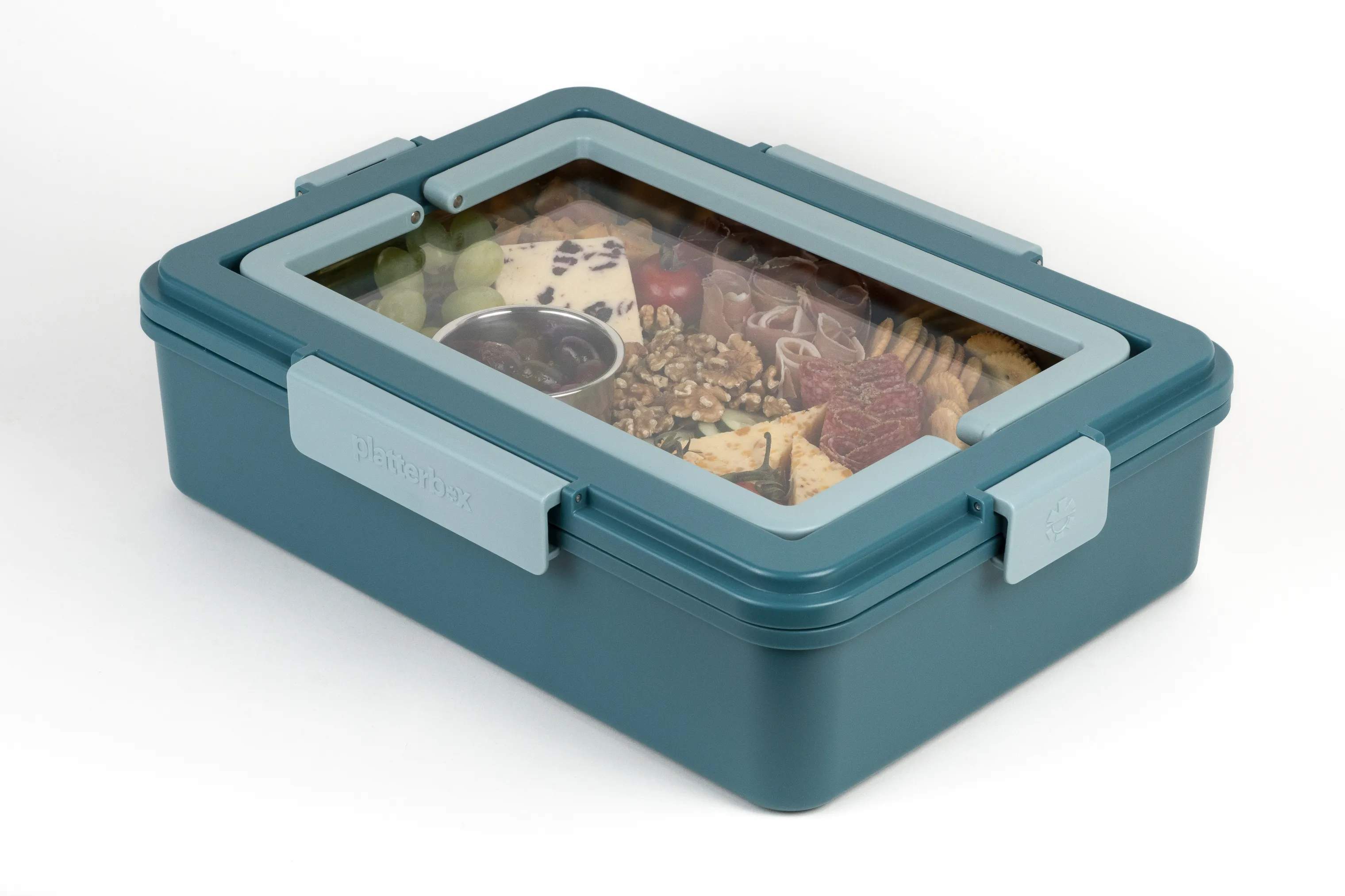 Platterbox Opbevaringsbokse Snack Box i Valnød, 1