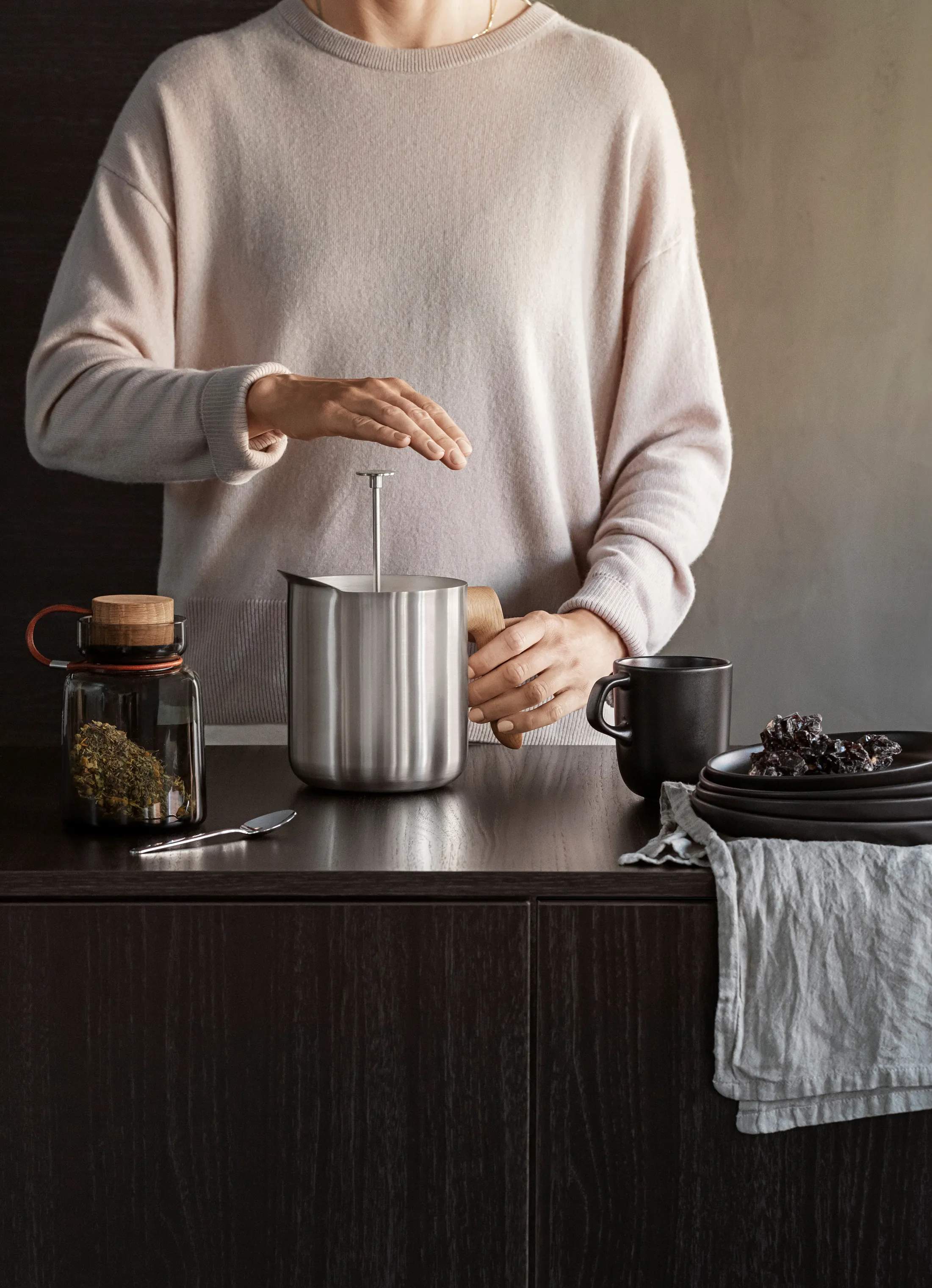 Eva Solo Stempelkander Nordic Kitchen Stempeltekande i Stål, 1 L, 2