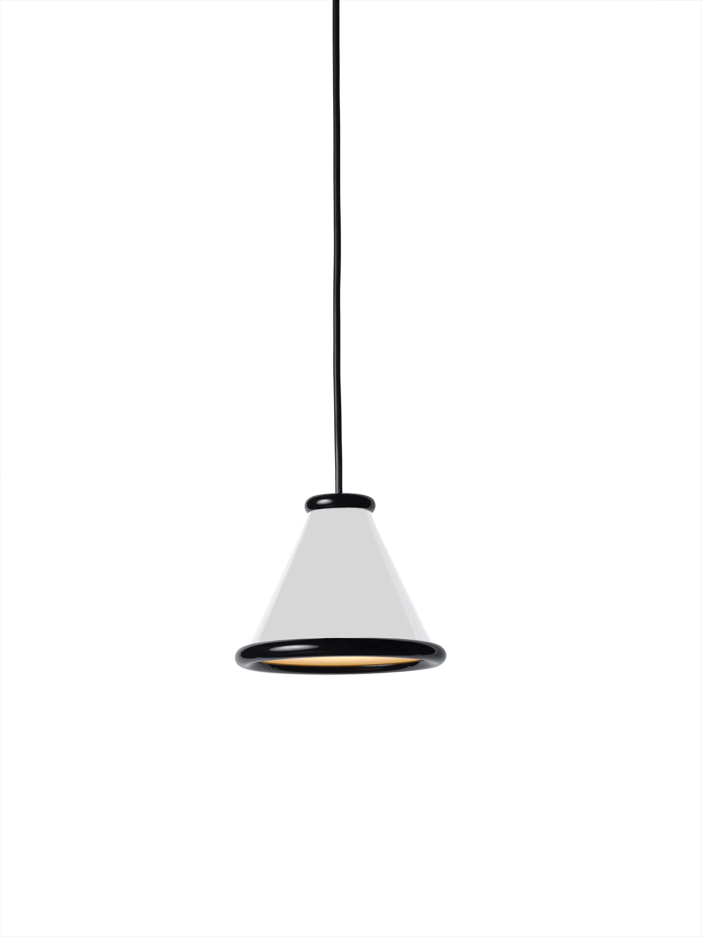Belle Pendel, glossy white, large