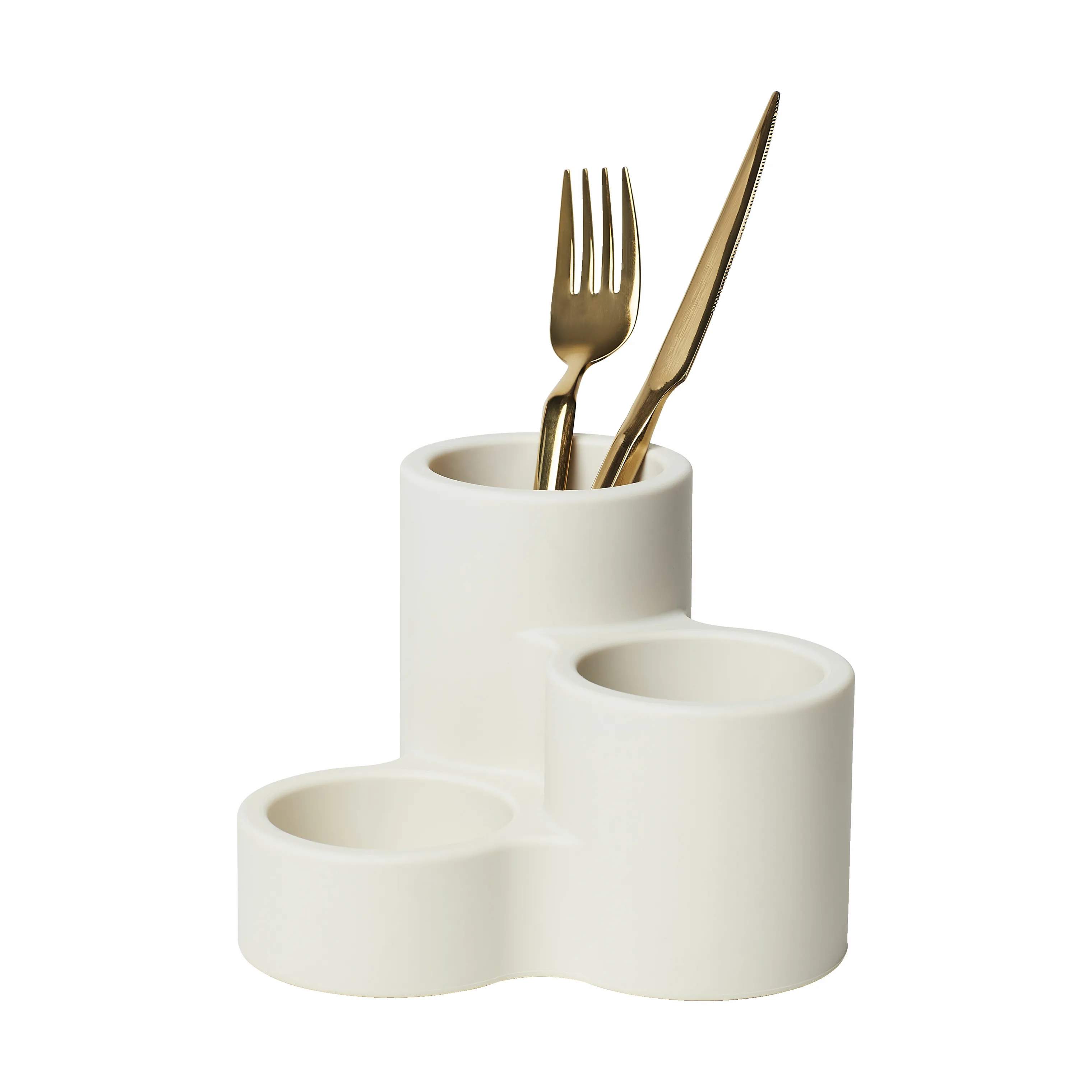 Spring Copenhagen Kontorartikler Circles Beholder i Beige, 3
