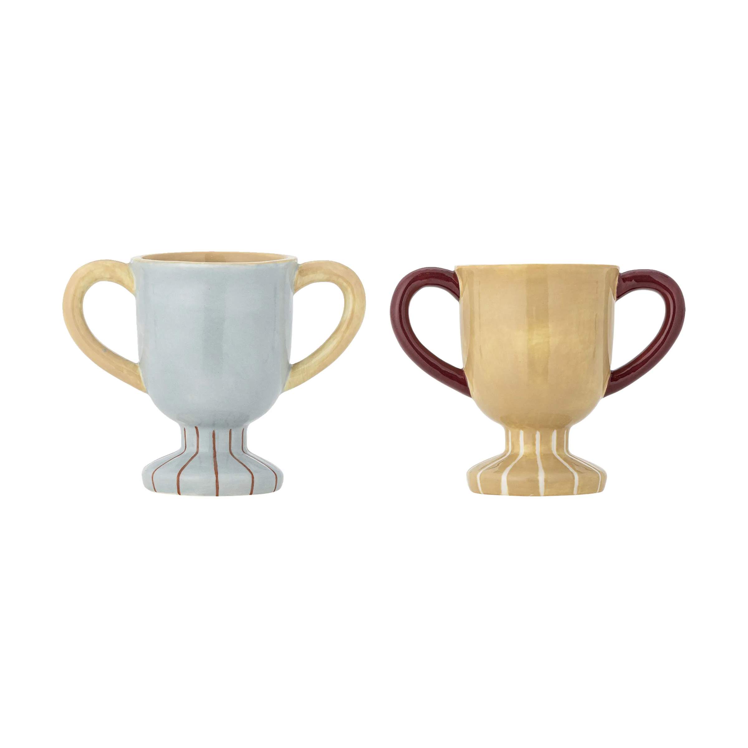 Bloomingville Mini Krus og kopper med hank Trophy Kop - 2 stk. i Blue, 3