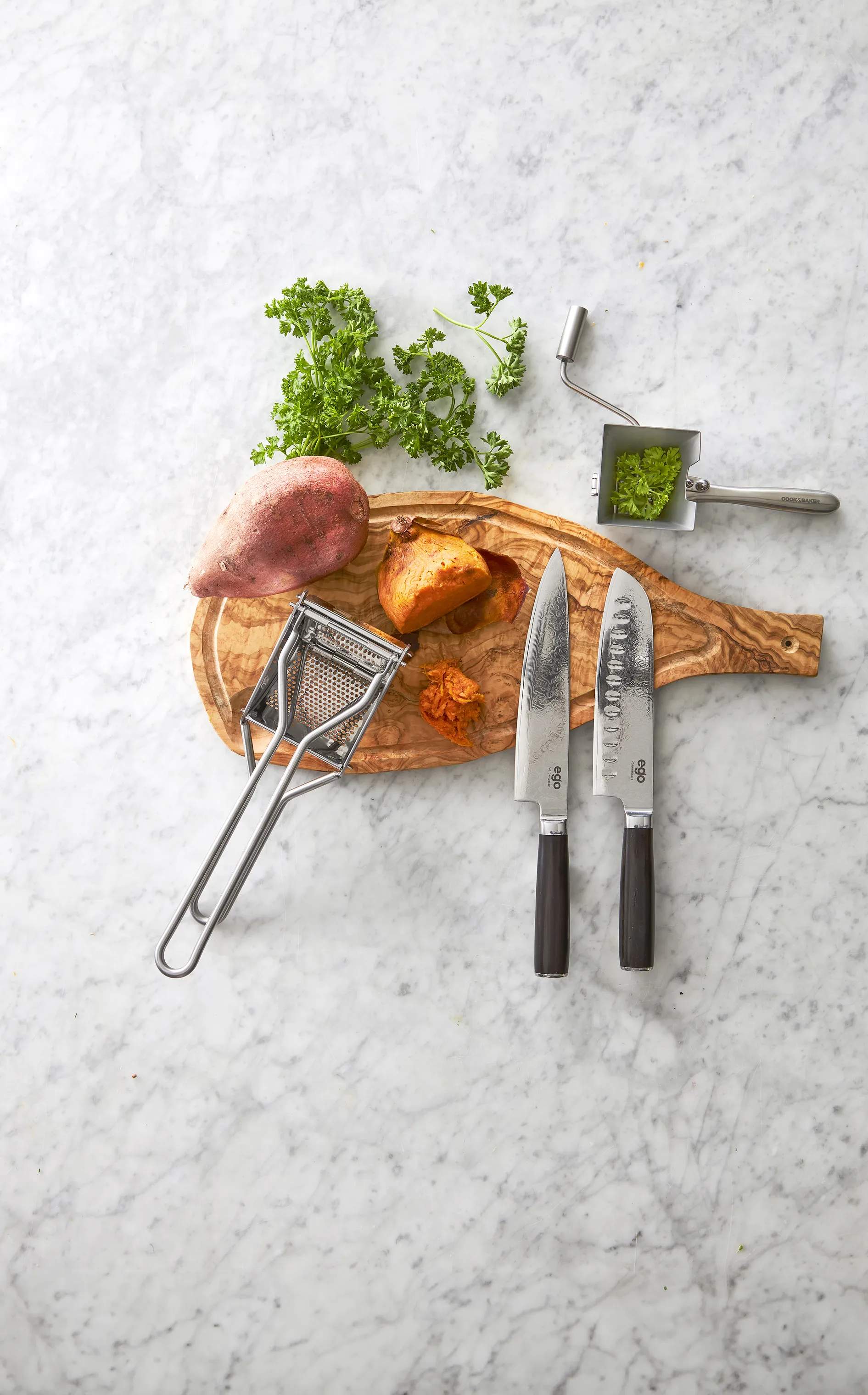 Cook & Baker Kartoffelstampere Purepresser i stål, 3