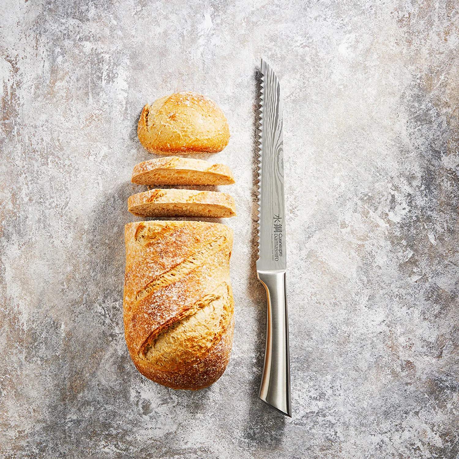 THE CUSTOM CHEF™ Brødknive Cuisine::pro®
Damashiro® Cuisine::pro Damashiro® Brødkniv i Sølvfarvet, 2