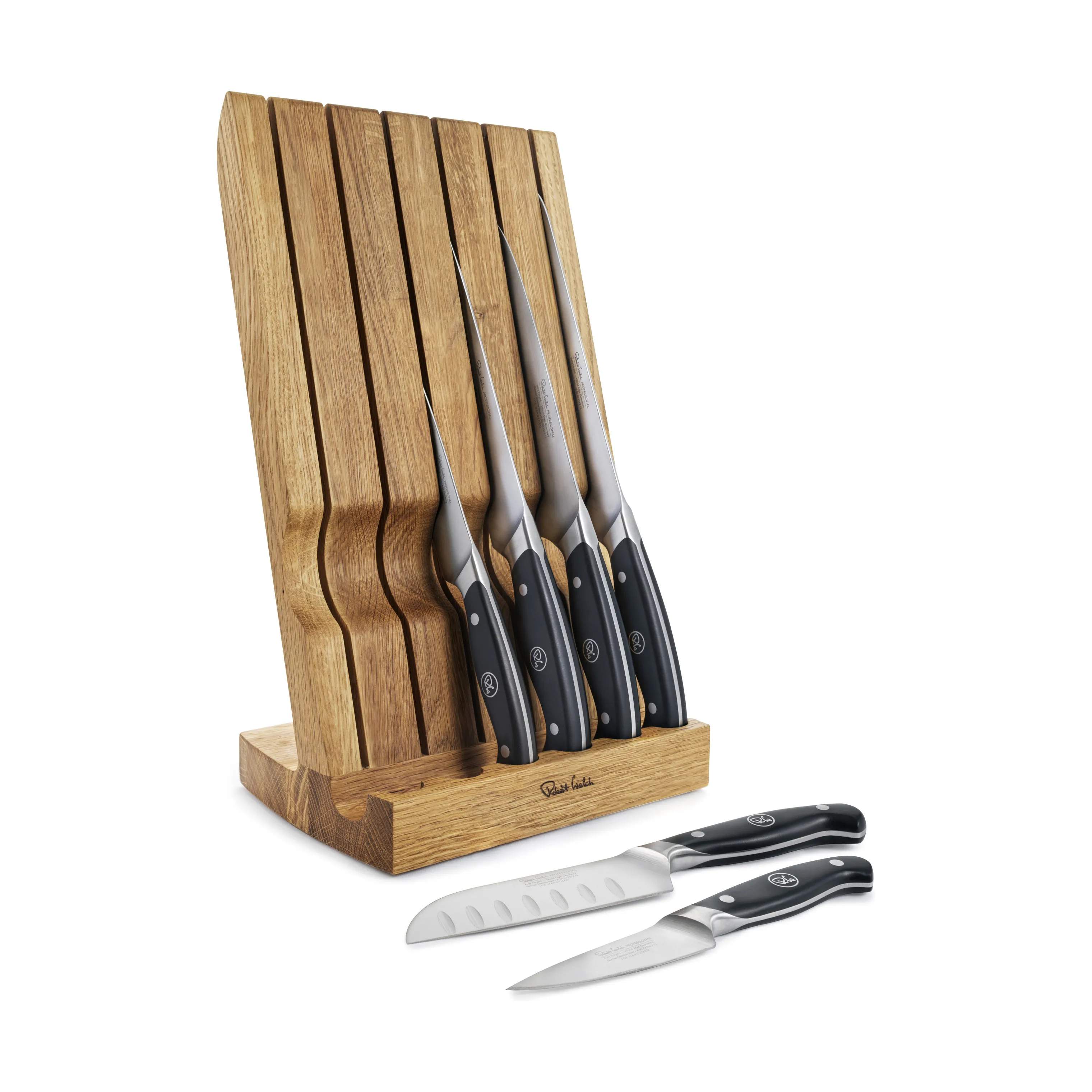 Robert Welch Knivblokke med knive Professional Knivblok - 7 dele i natur/sort, 1