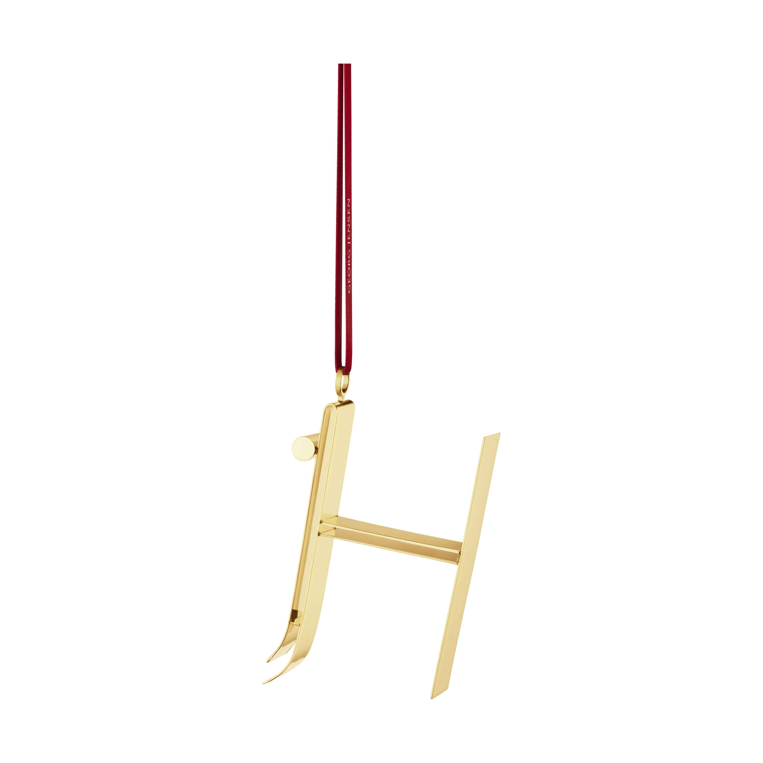 Georg Jensen Juleophæng Seasonal Christmas Collection Bogstavornament - H i H, 1