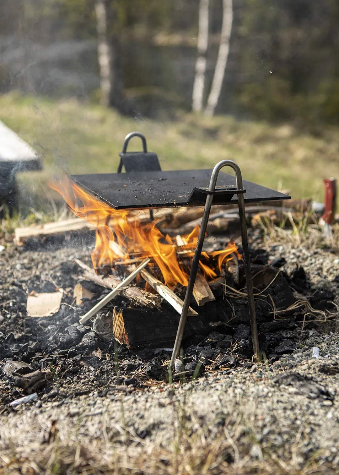 Kockums Jernverk Bålsteder Bålstativ i Sølvfarvet, 5