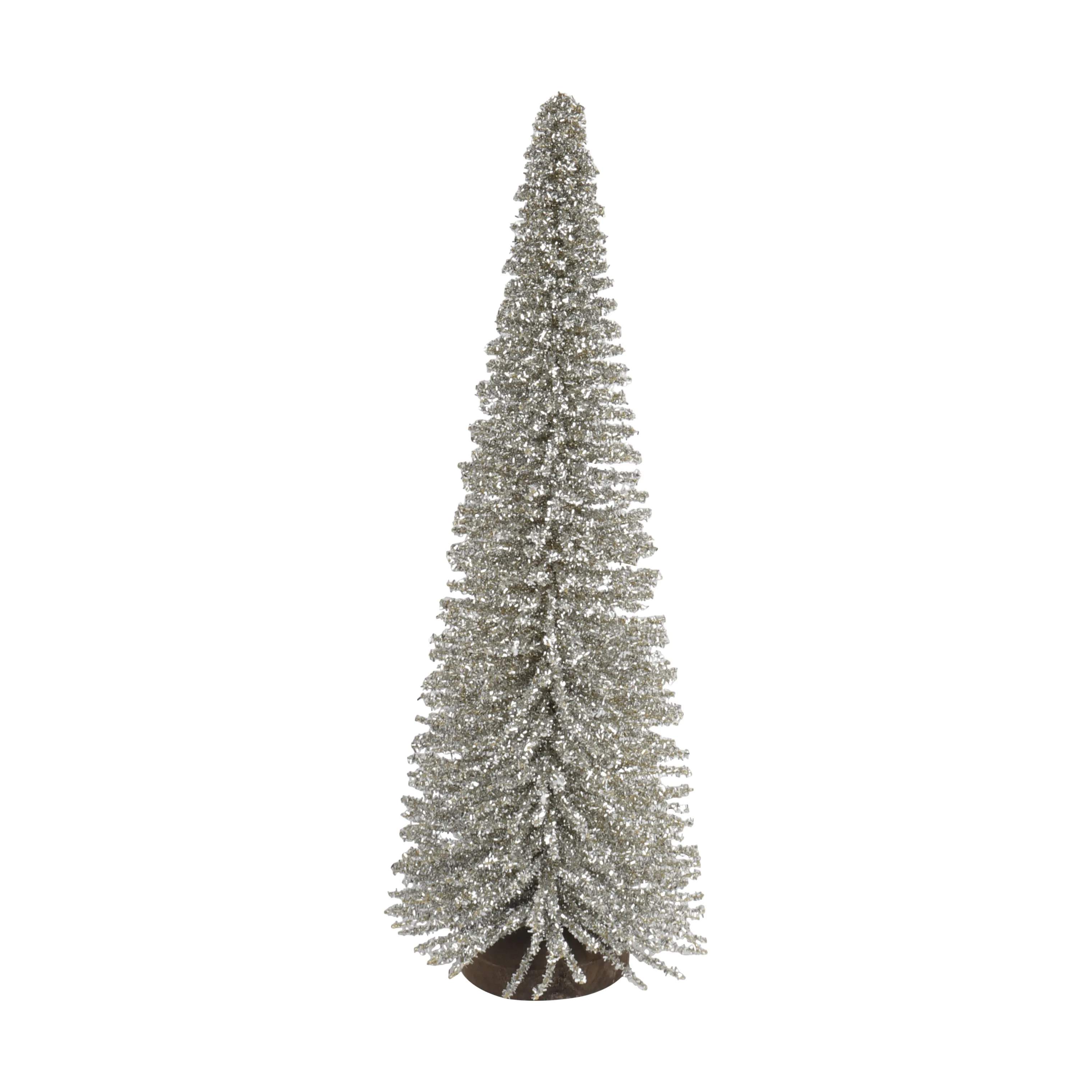 Casa Christmas Øvrigt julepynt Glittertræ i Sølvfarvet, 60 cm, 1