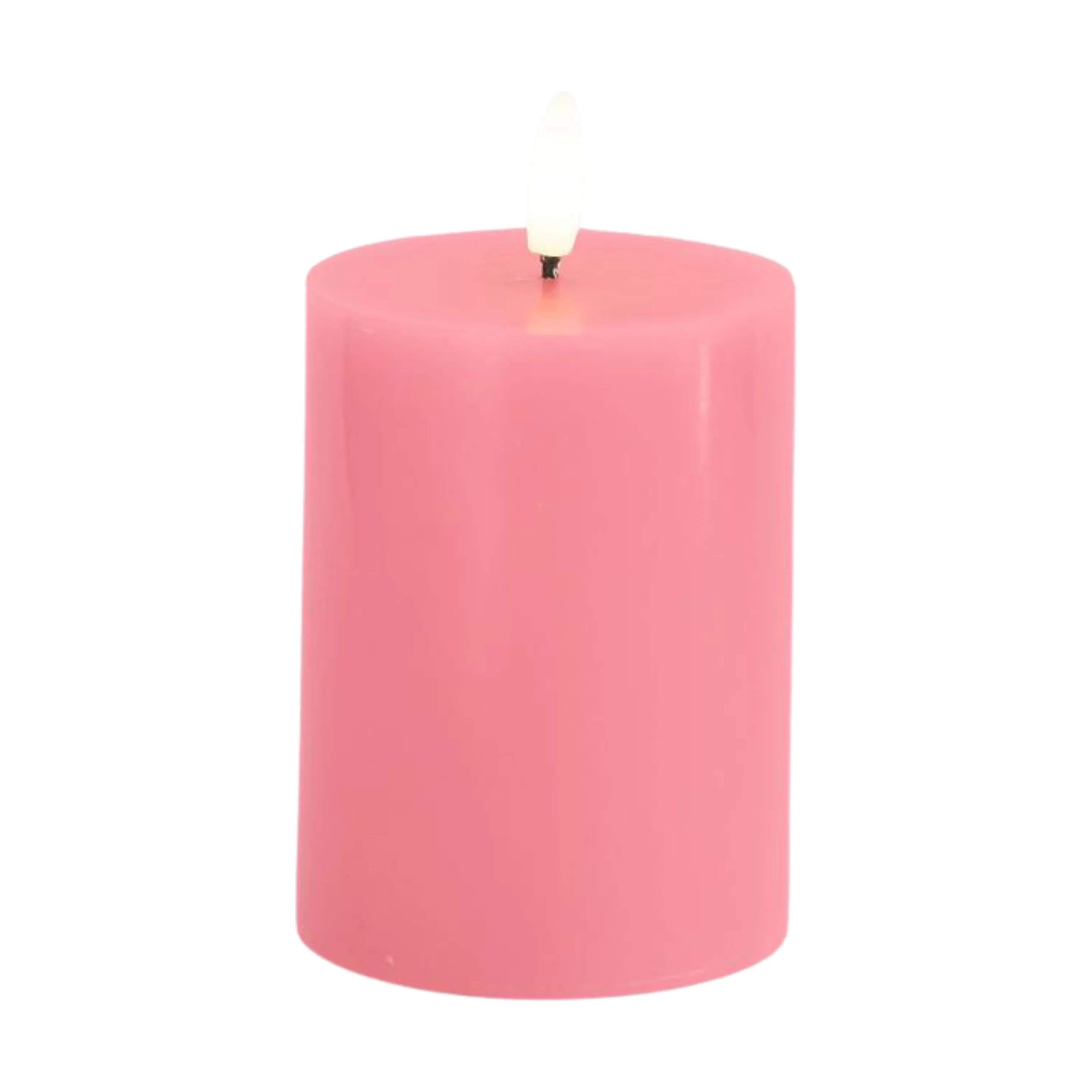 Sirius LED-lys Sille LED Bloklys i Old Rose, H10 x Ø7,5 cm, 1