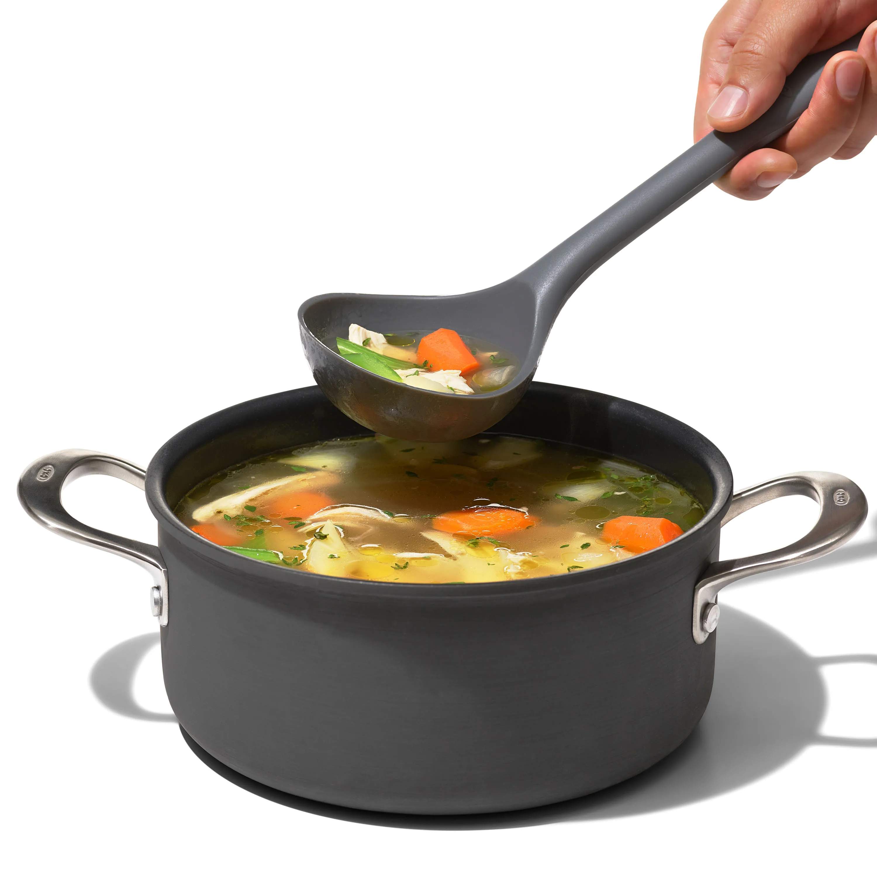 OXO Suppeskeer Good Grips Suppeske i Grå, 32 cm, 3