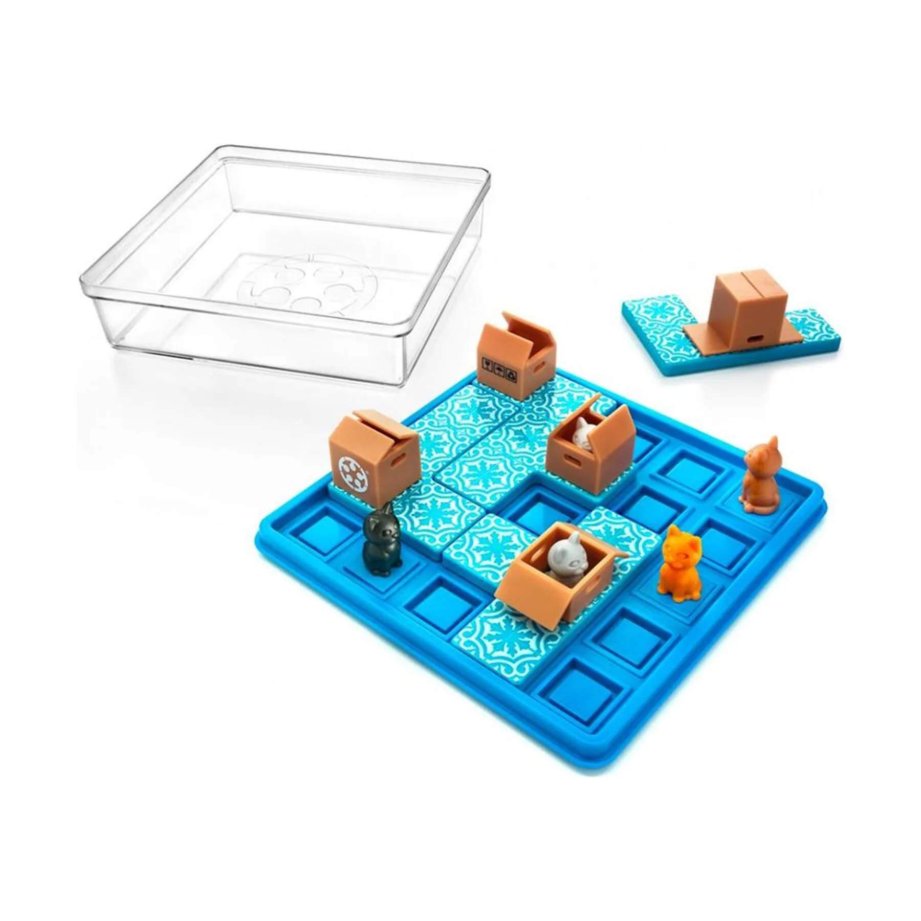 Spilbræt Spil SmartGames Brætspil - Cats & Boxes i Multifarvet, 3