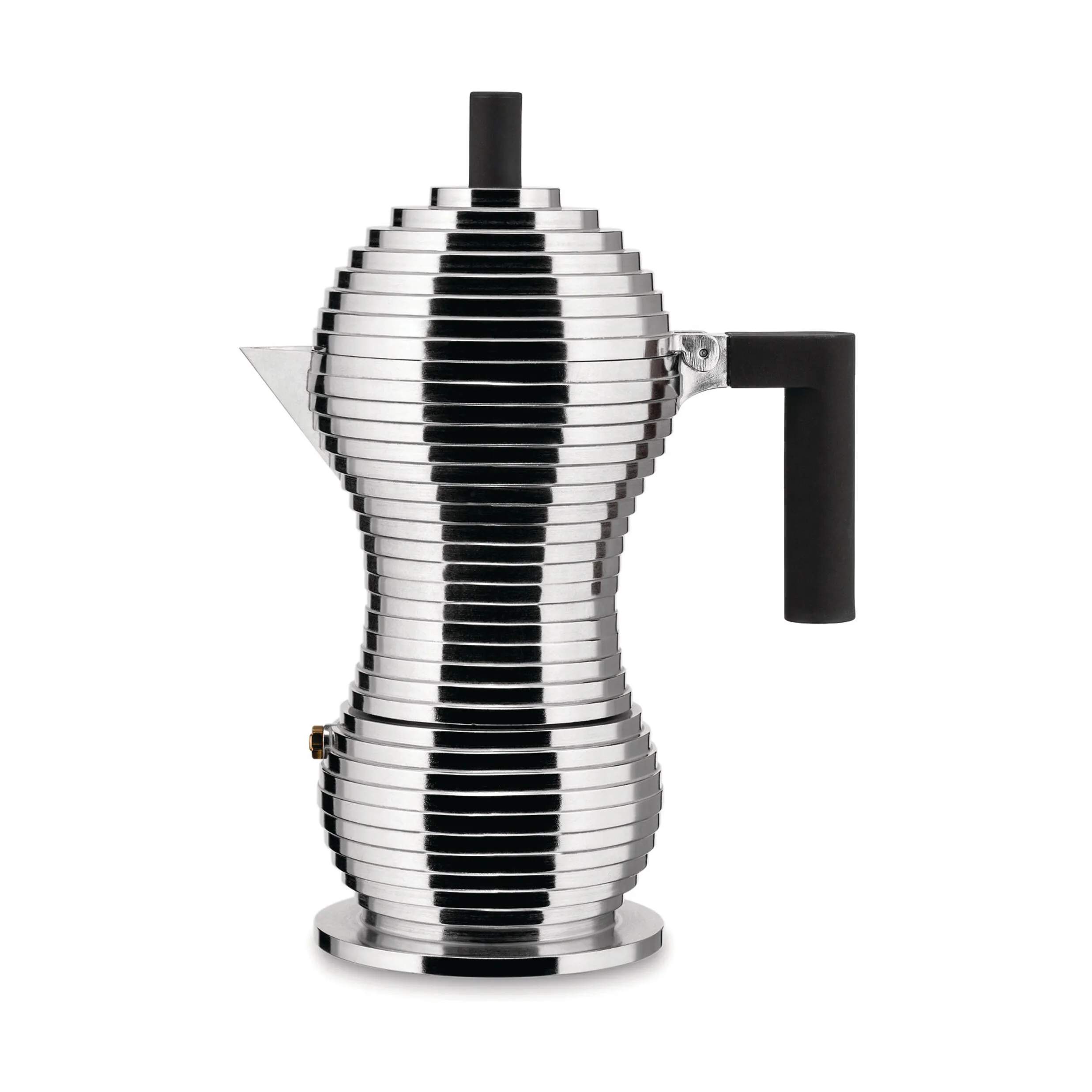 Alessi Espressokander Pulcina Espressokande i Stål/sort, 30 cl, 1
