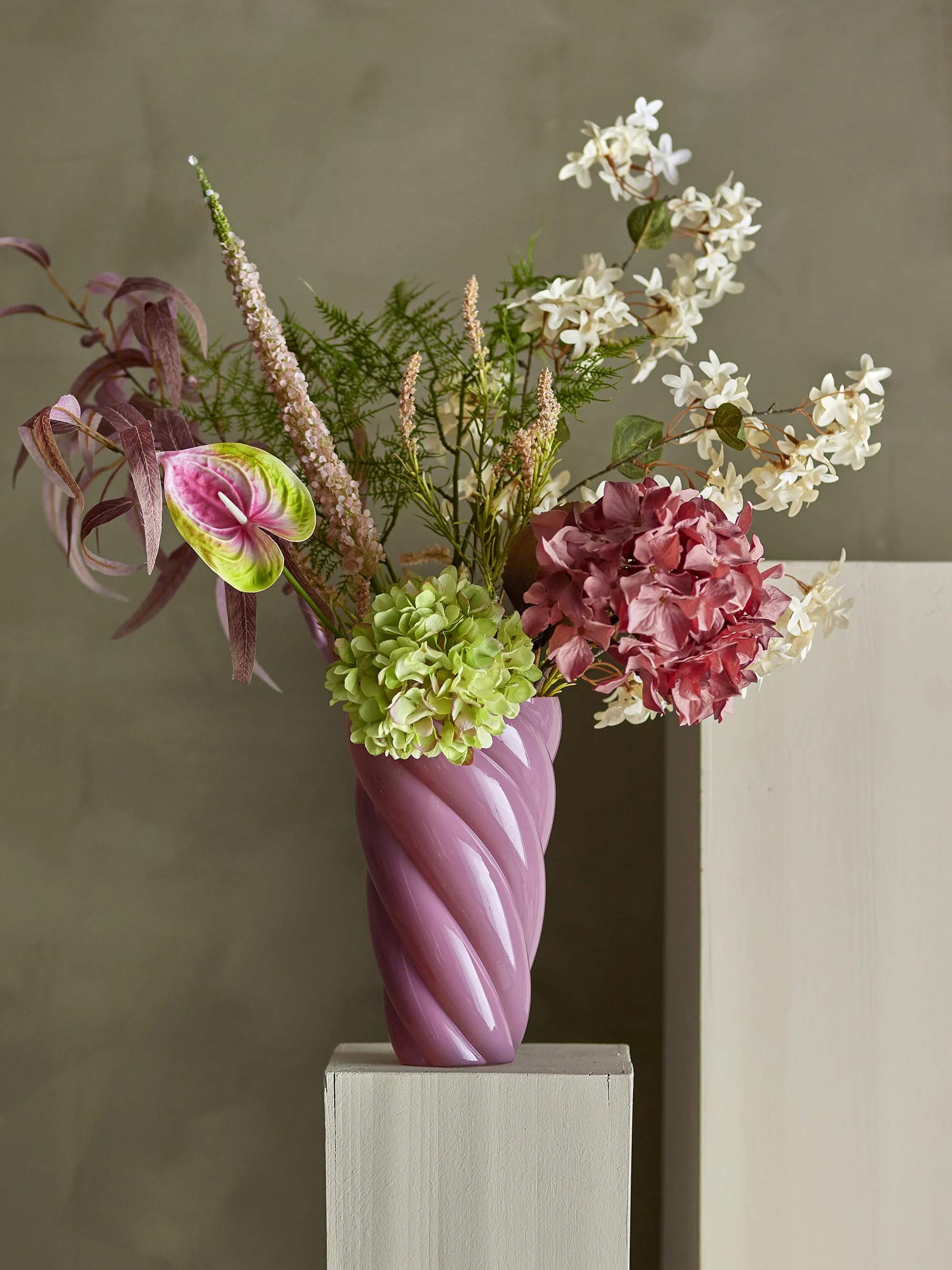 Bloomingville Vaser Callo Vase i Rosa, 2