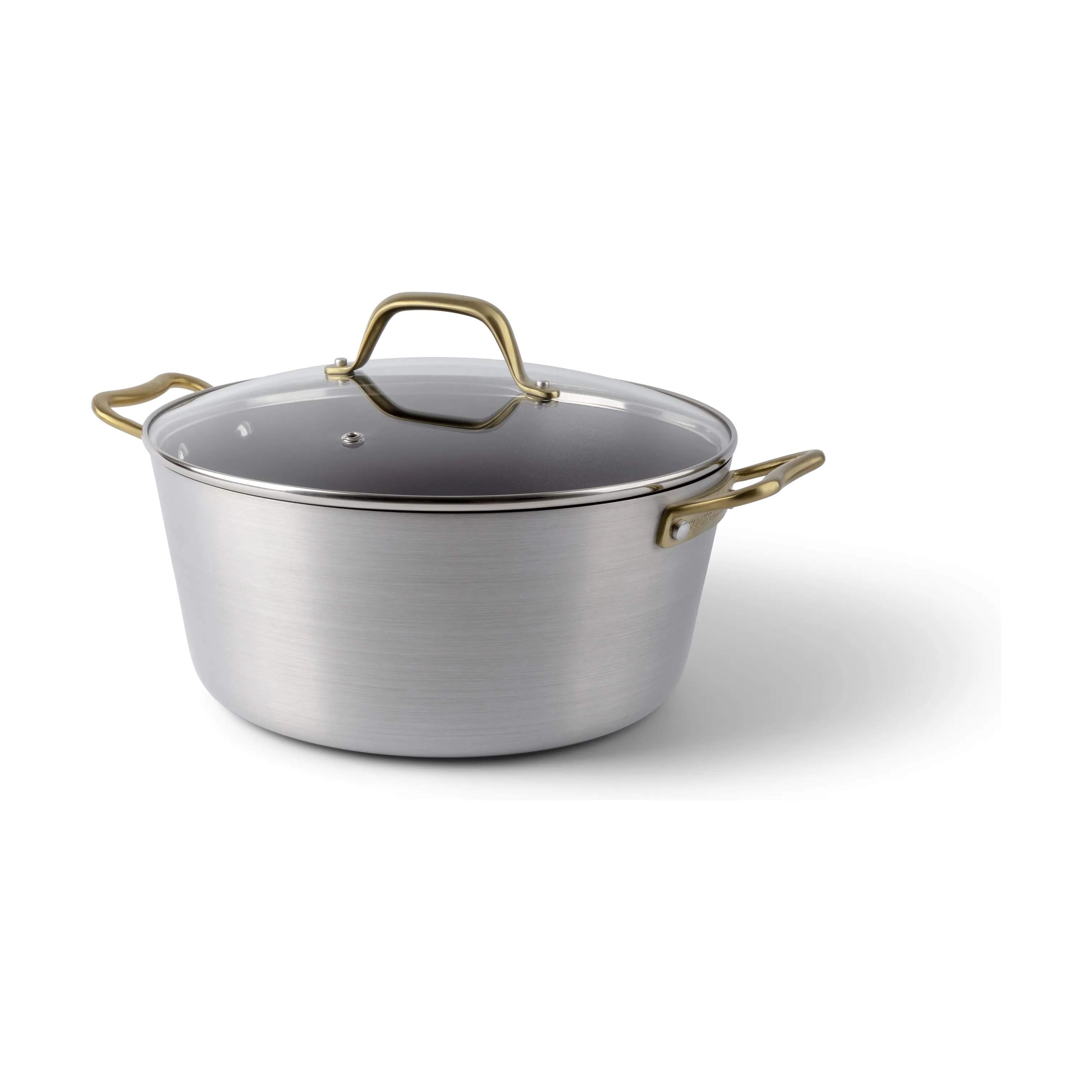 Premium Gryde med låg, grå, large