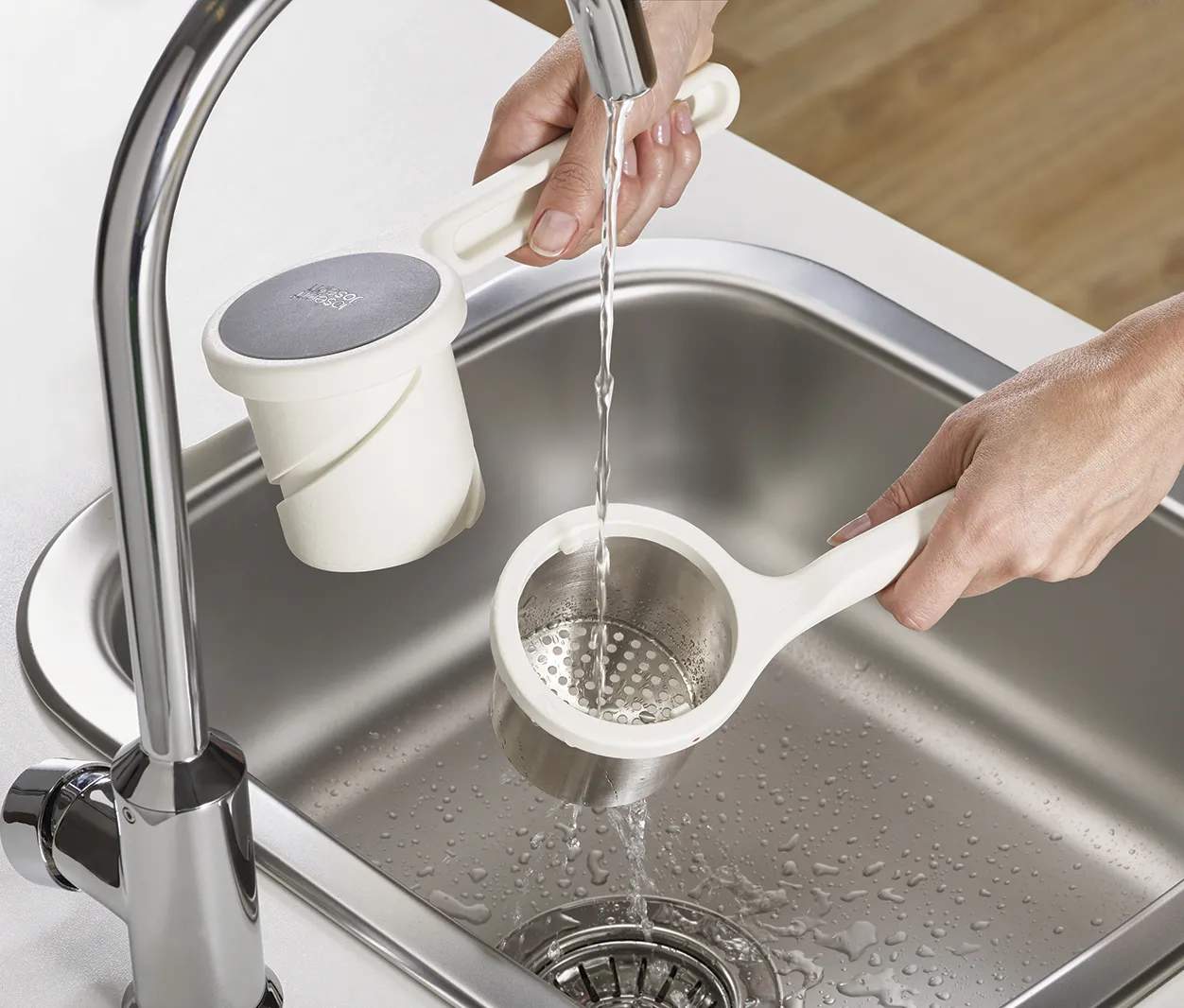 Joseph Joseph Kartoffelstampere Cookshop Helix Kartoffelmoser i White/Grey, 5