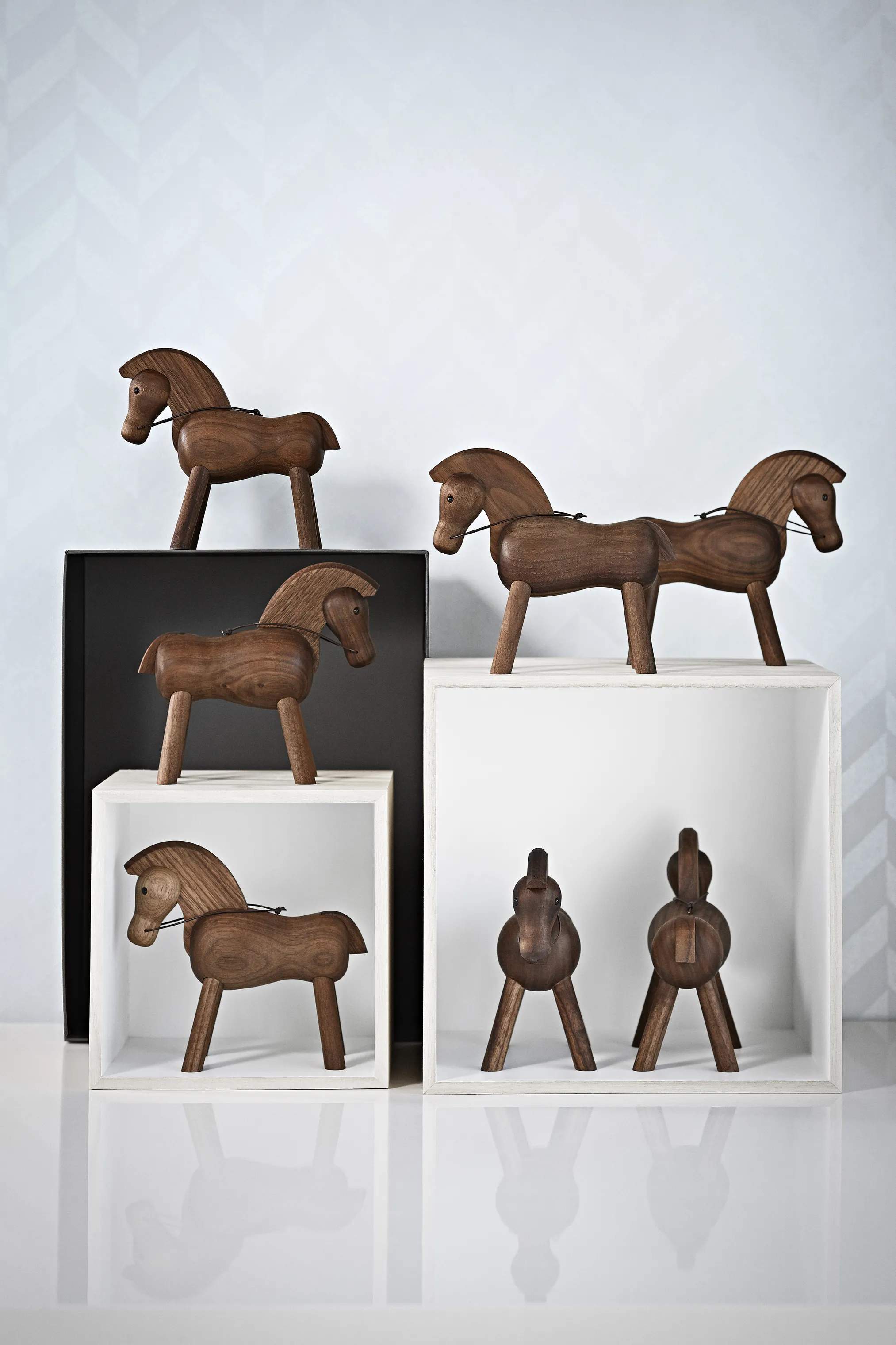 Kay Bojesen Dyrefigurer Hest i Valnød, 14 cm, 3