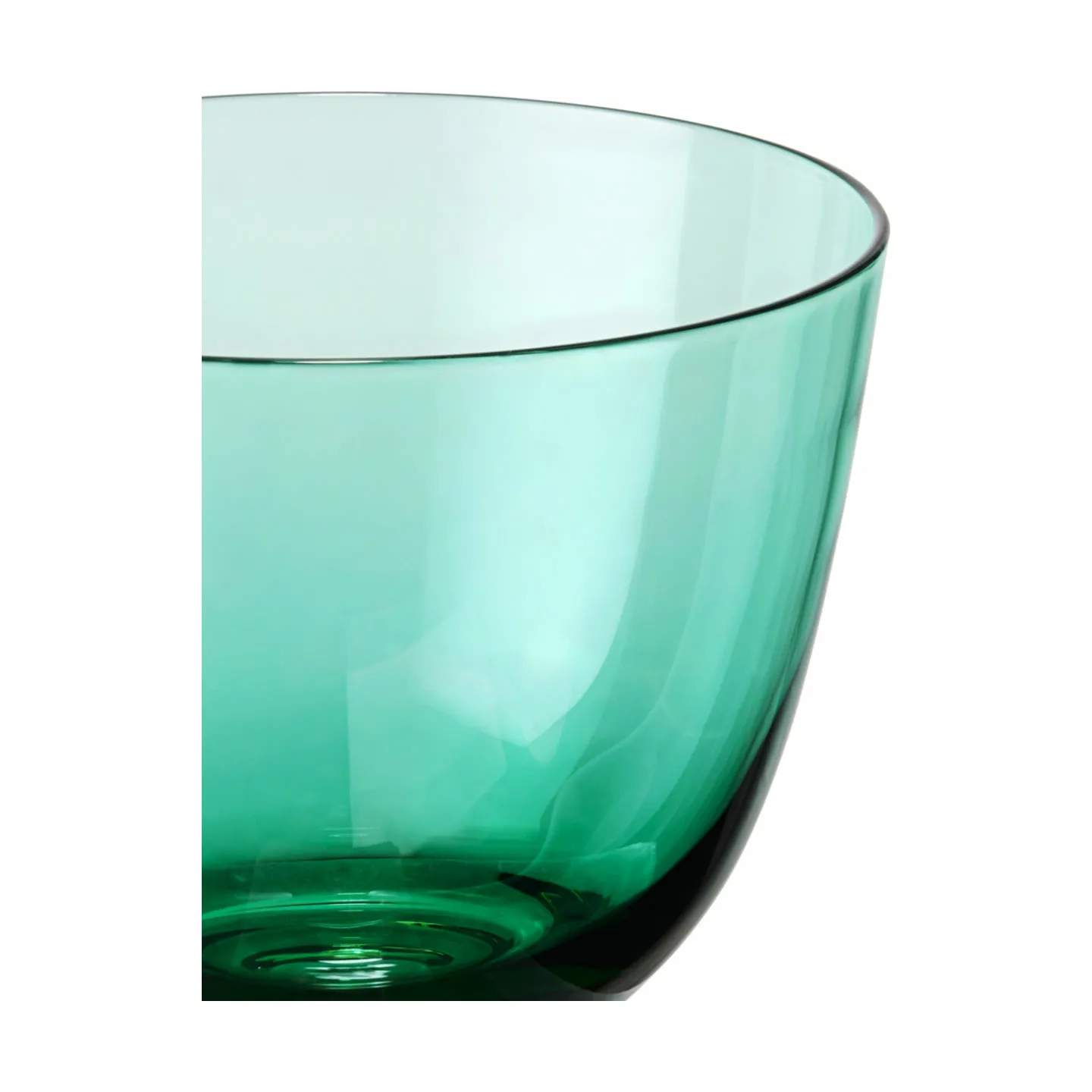 Holmegaard Vandglas Flow Vandglas i Emerald green, 3