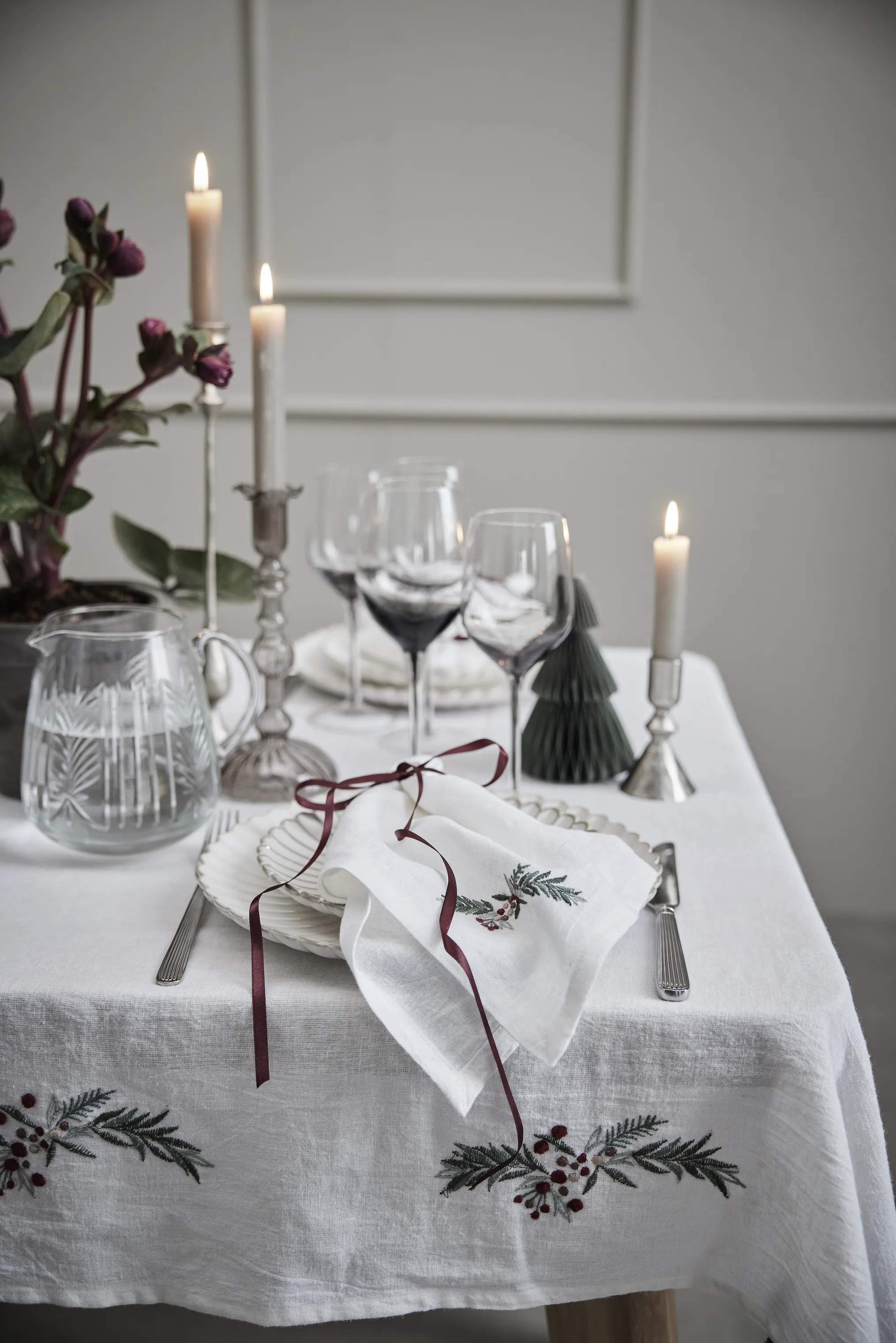 Lene Bjerre Duge Penine Juledug i B140 x L320 cm, 2