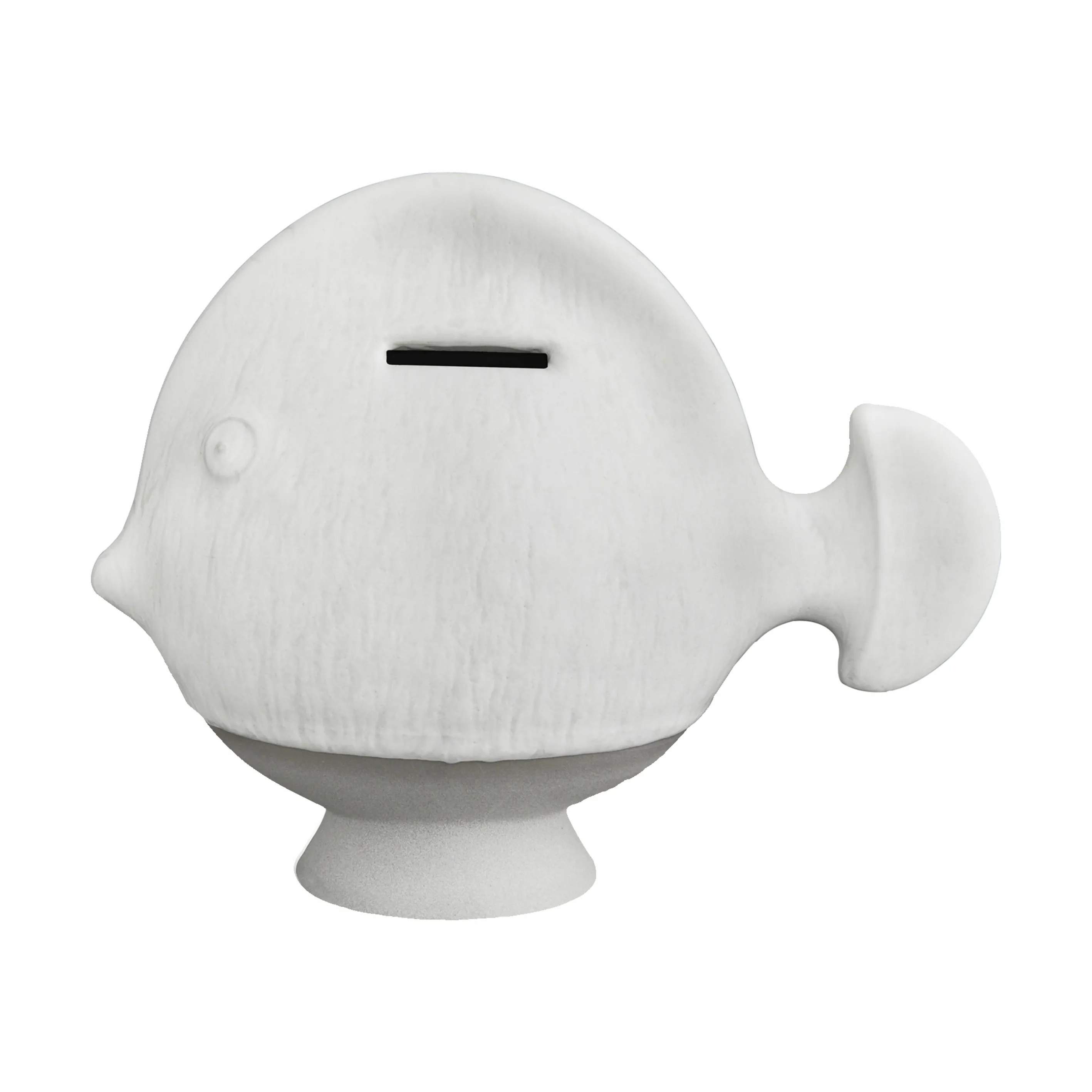 Kähler Øvrige figurer Sparedyr Fabelfisk i Hvid, 1