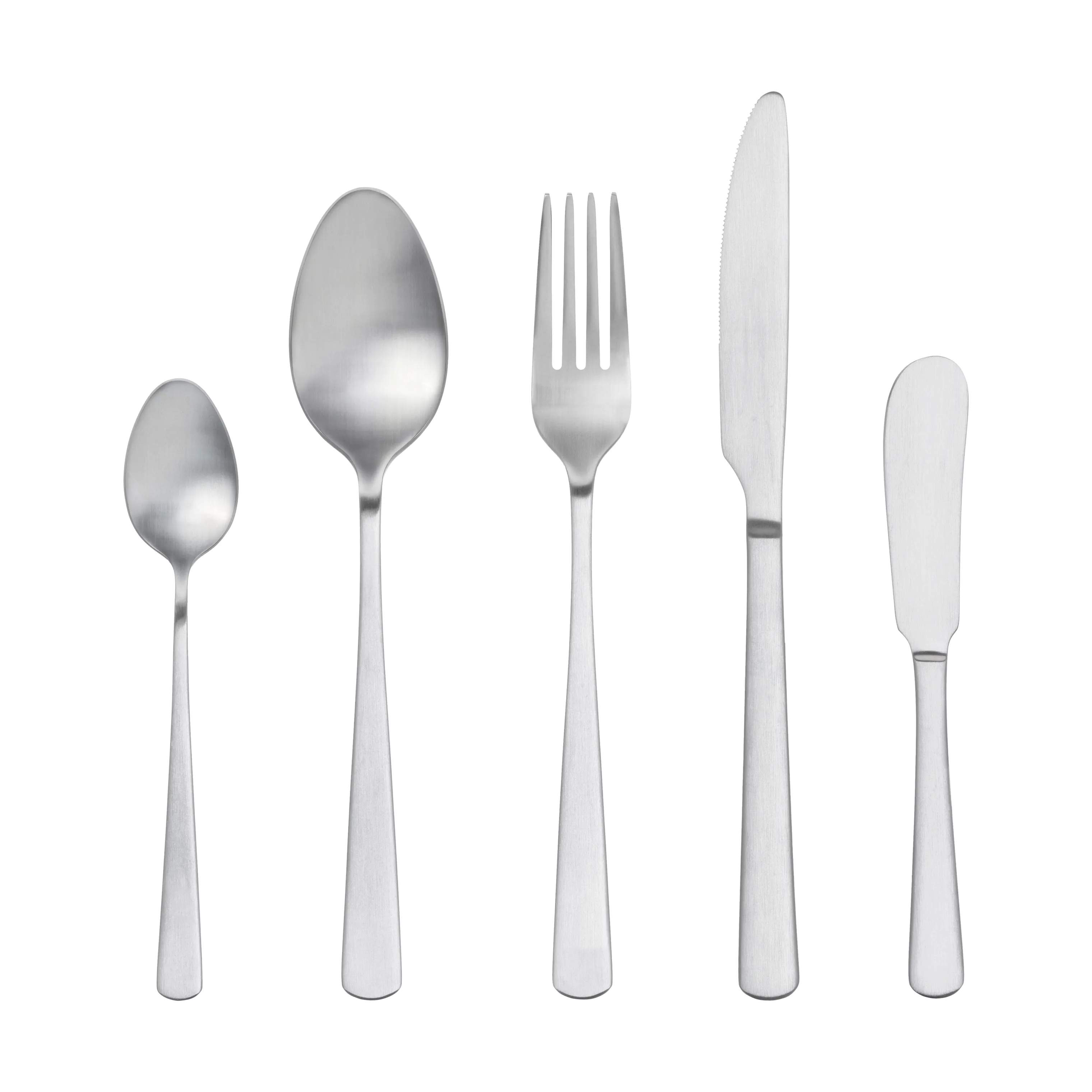 Gense Bestiksæt Essentials Soft Bestiksæt - 20 dele i Metal, 1