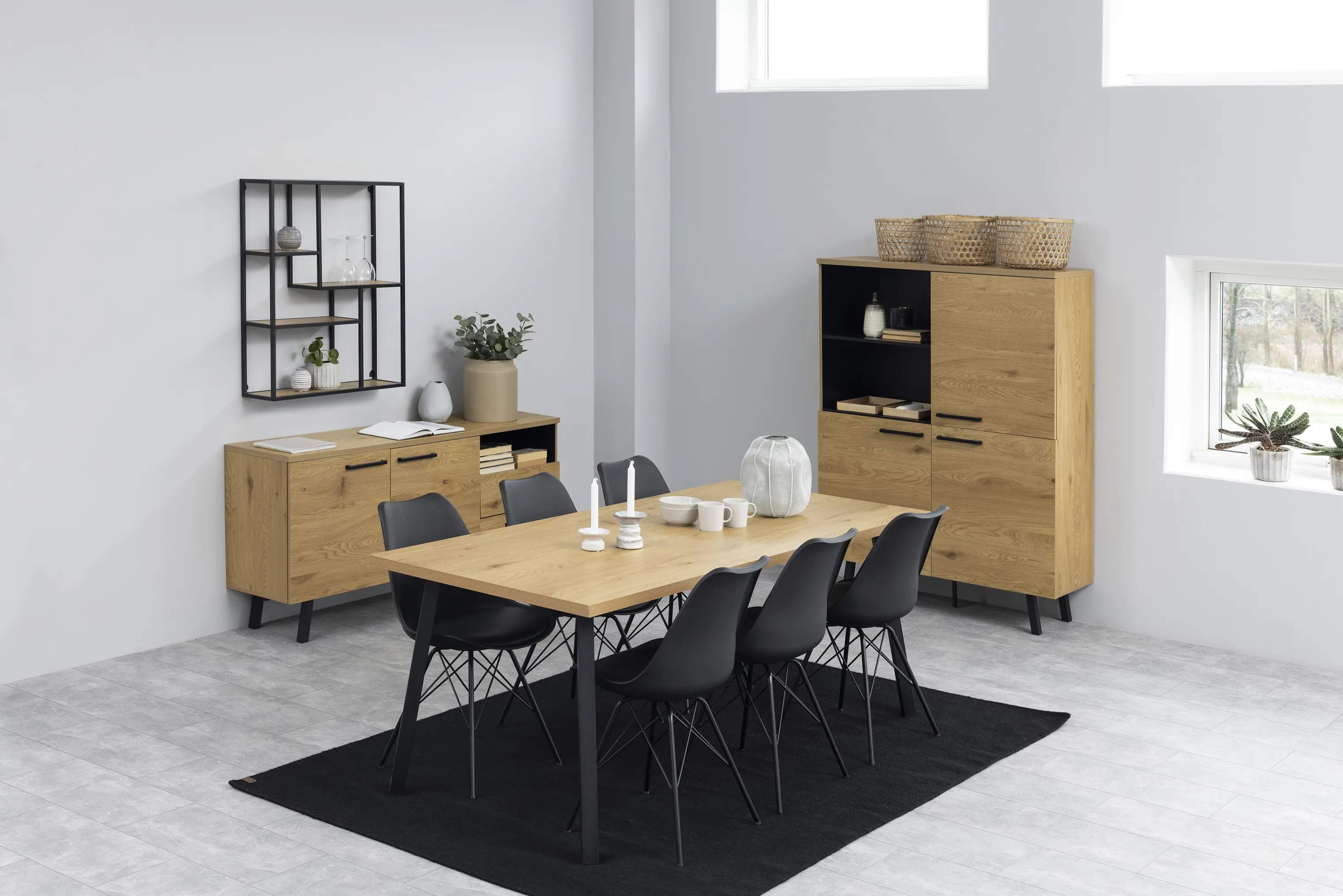 CASA Living Spisebordsstole Eris Spisebordsstol - 2 stk. i sort, 3