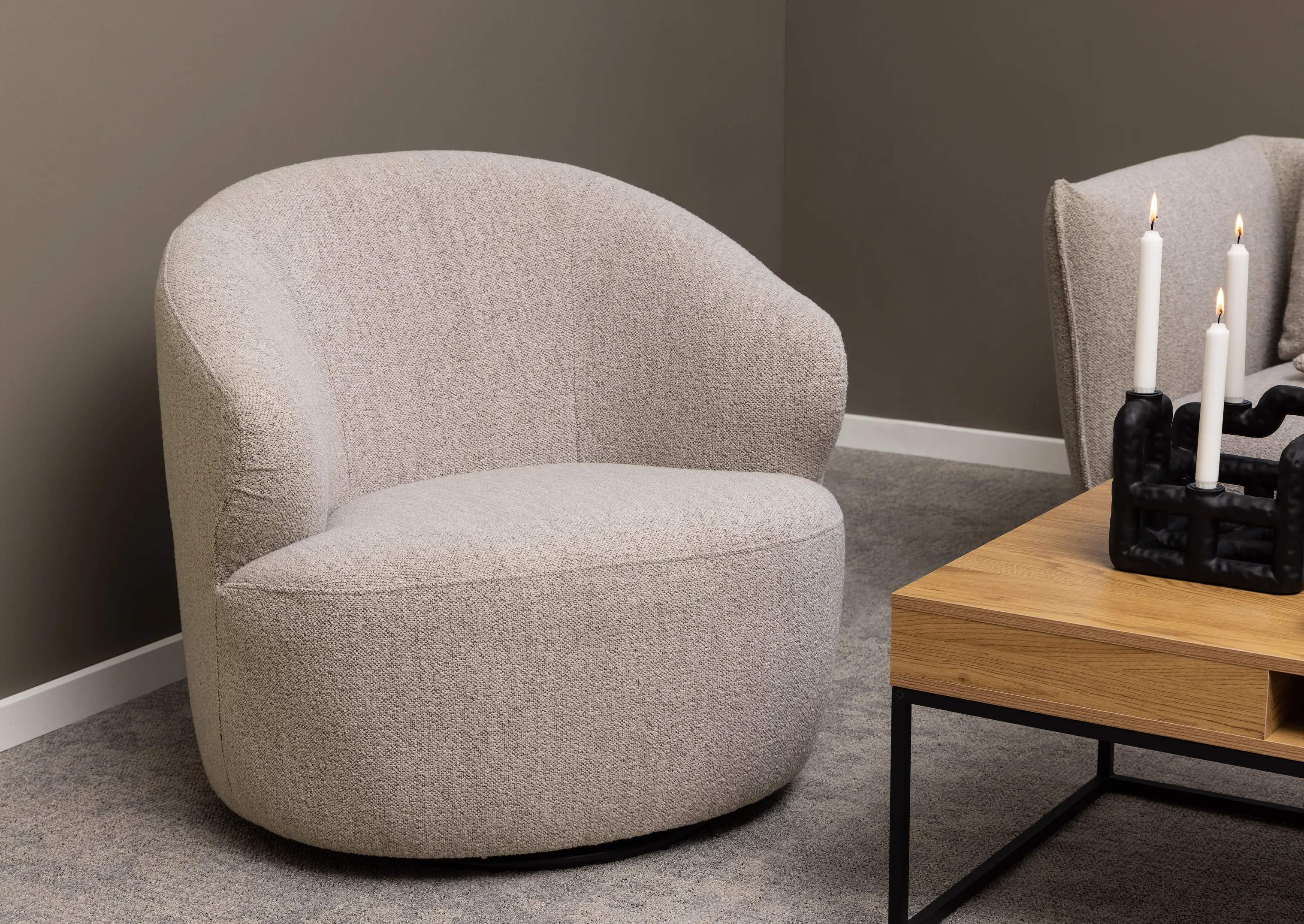 CASA Living Lænestole Westport Loungestol i Beige, 6