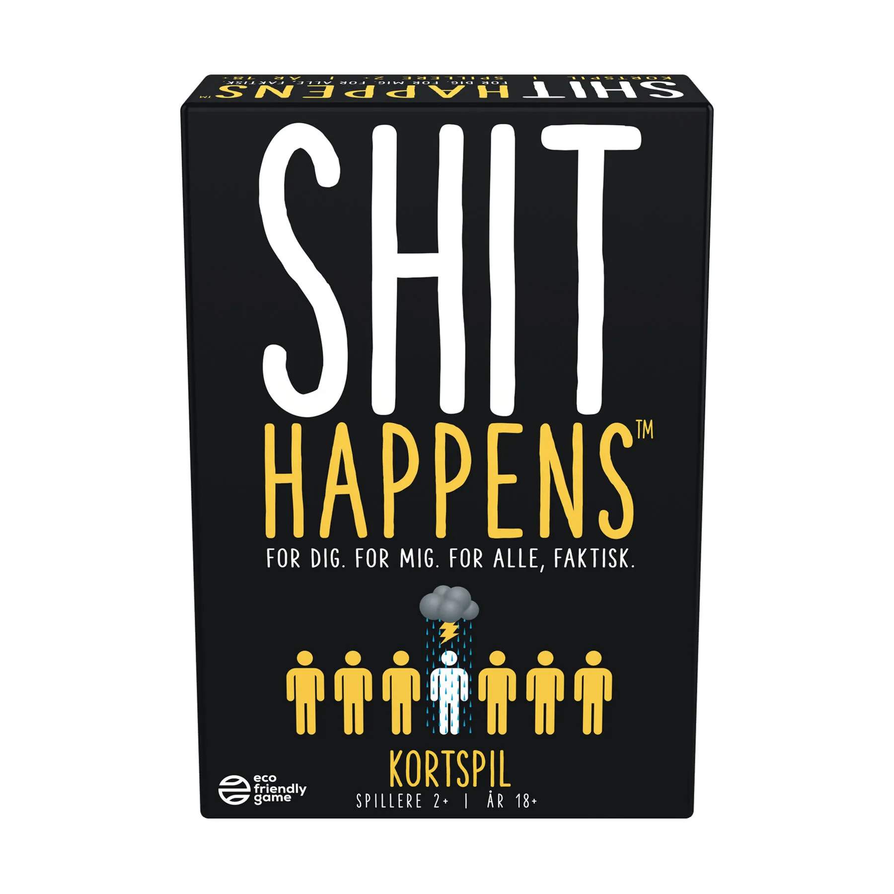 Spilbræt Spil Kortspil - Shit Happens i Sort, 1