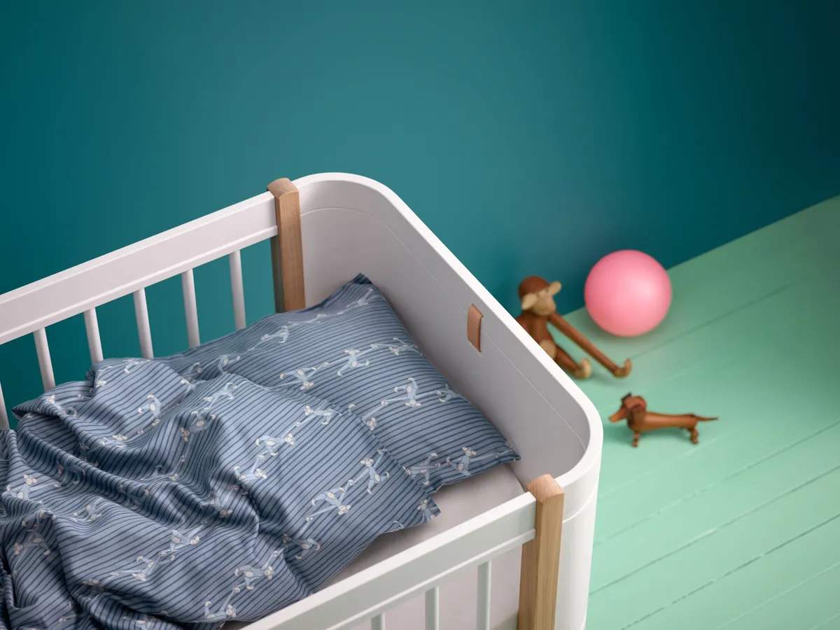 Kay Bojesen Babysengetøj Babies Sengetøj - Abe i Blå, 3