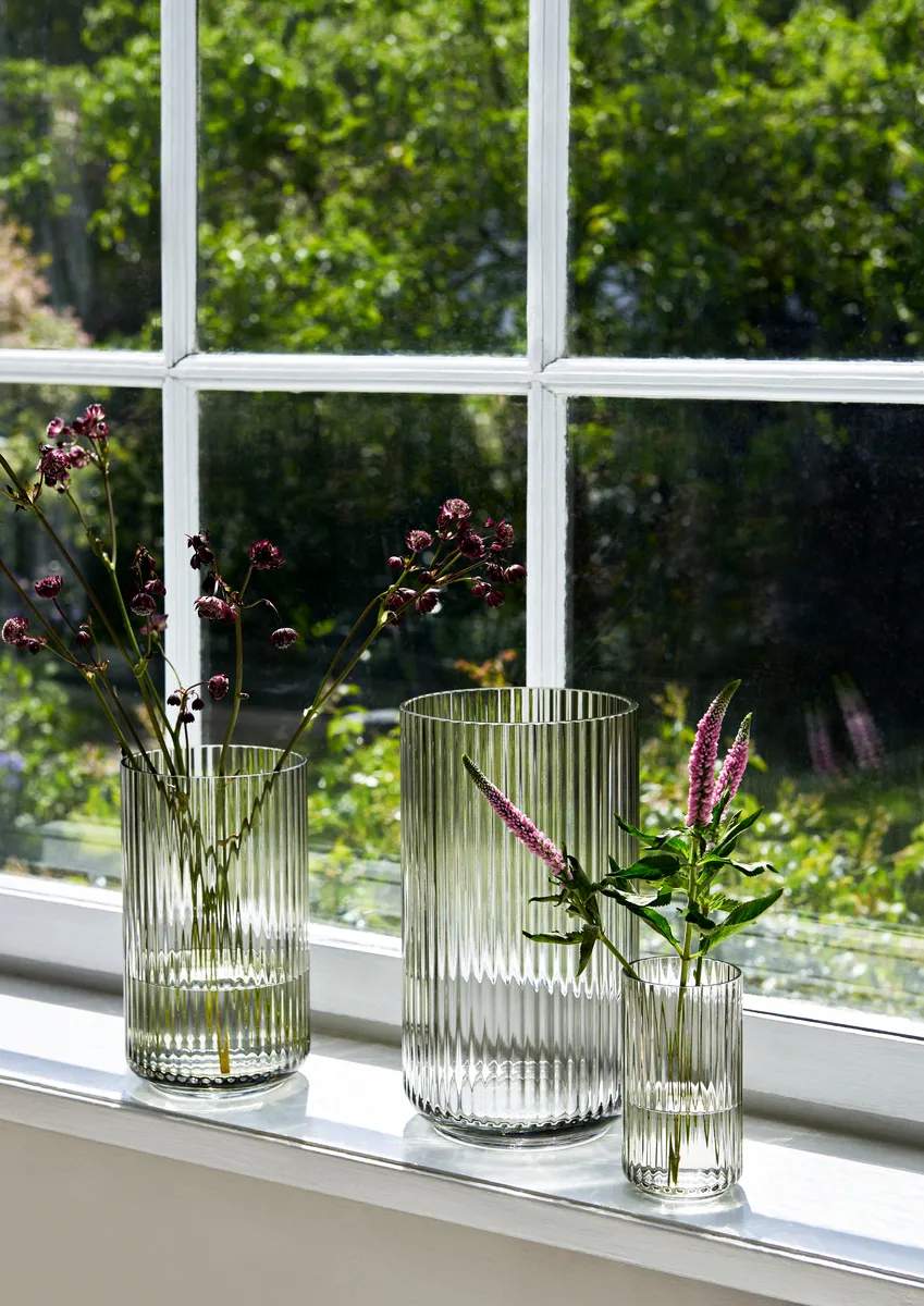Lyngby Porcelæn Vaser Vase i Smoke, 31 cm, 2
