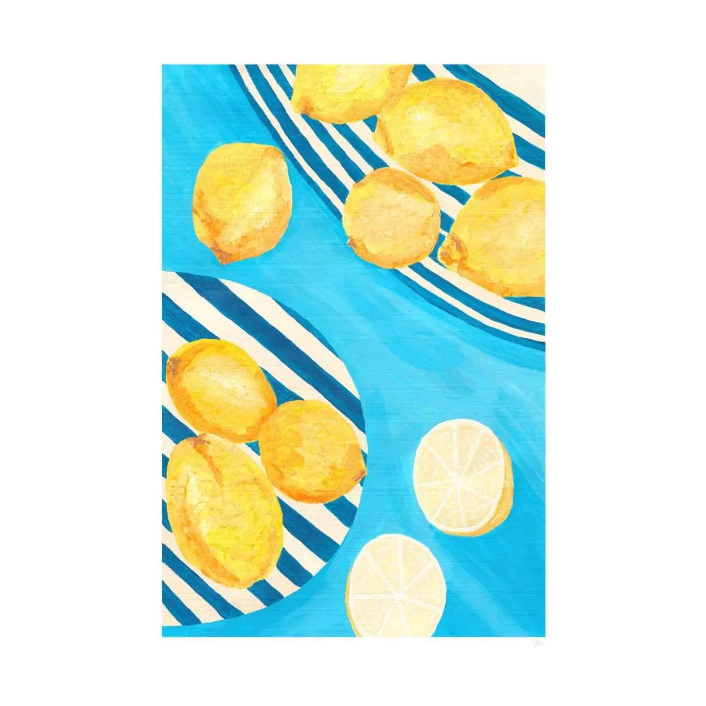 Poster&Frame Plakater Plakat - Lemons i B21 x L29,7 cm, 1