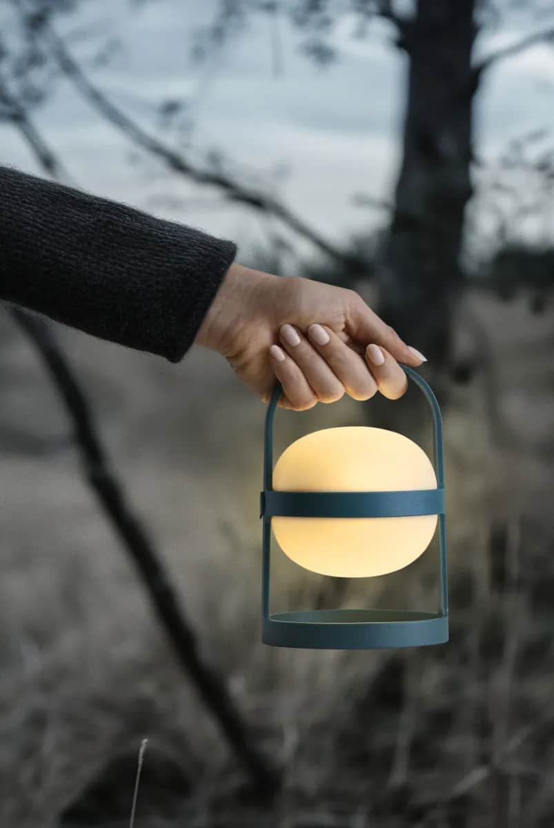 Rosendahl Bordlamper Soft Spot Solar Circular Lampe i Forest Green, 18,5 cm, 2