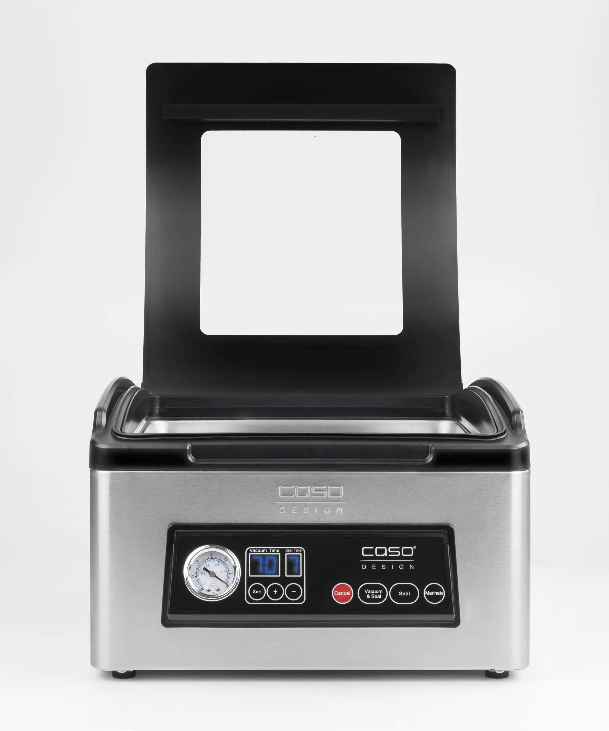 Caso Vakuumpakkere Vacuchef 70 Vakuumpakker CS1418 i Stål/Sort, 2