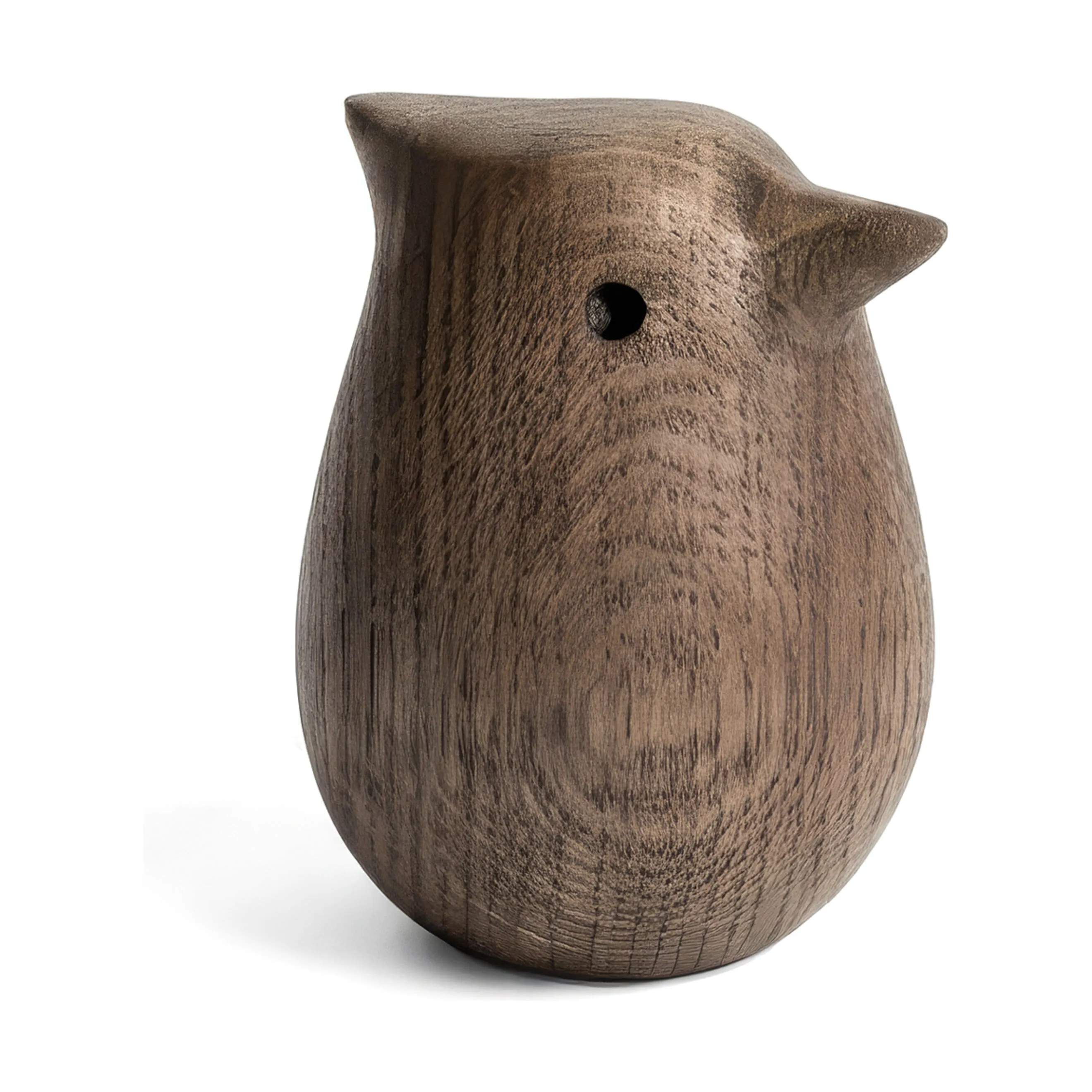 Novoform Dyrefigurer Figur - Babysangfugl i Smoke stained oak, 7,8 cm, 1