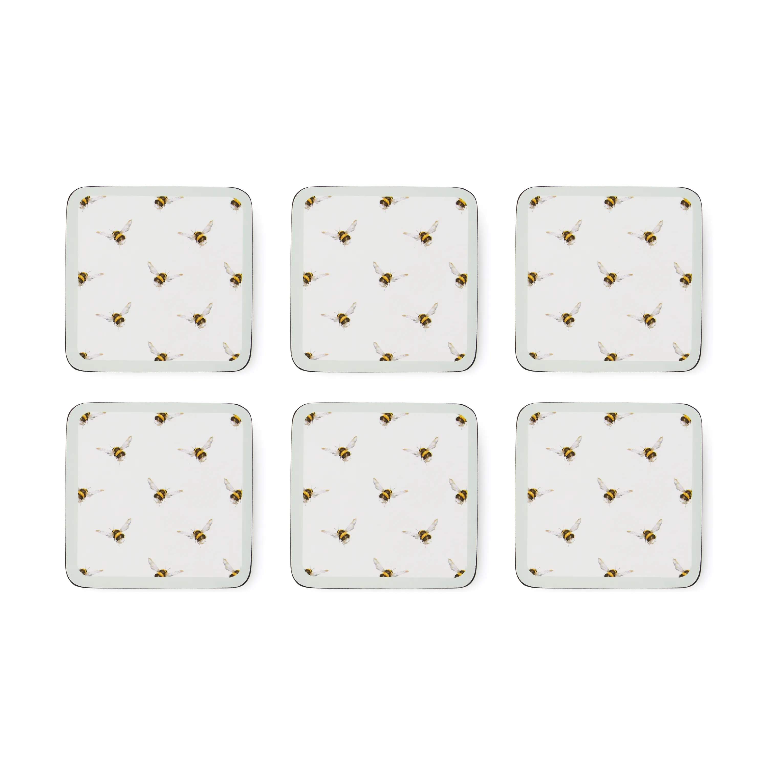 Pimpernel Glasbrikker og coasters Wrendale Glasbrikker - 6 stk. i Multifarvet, 3