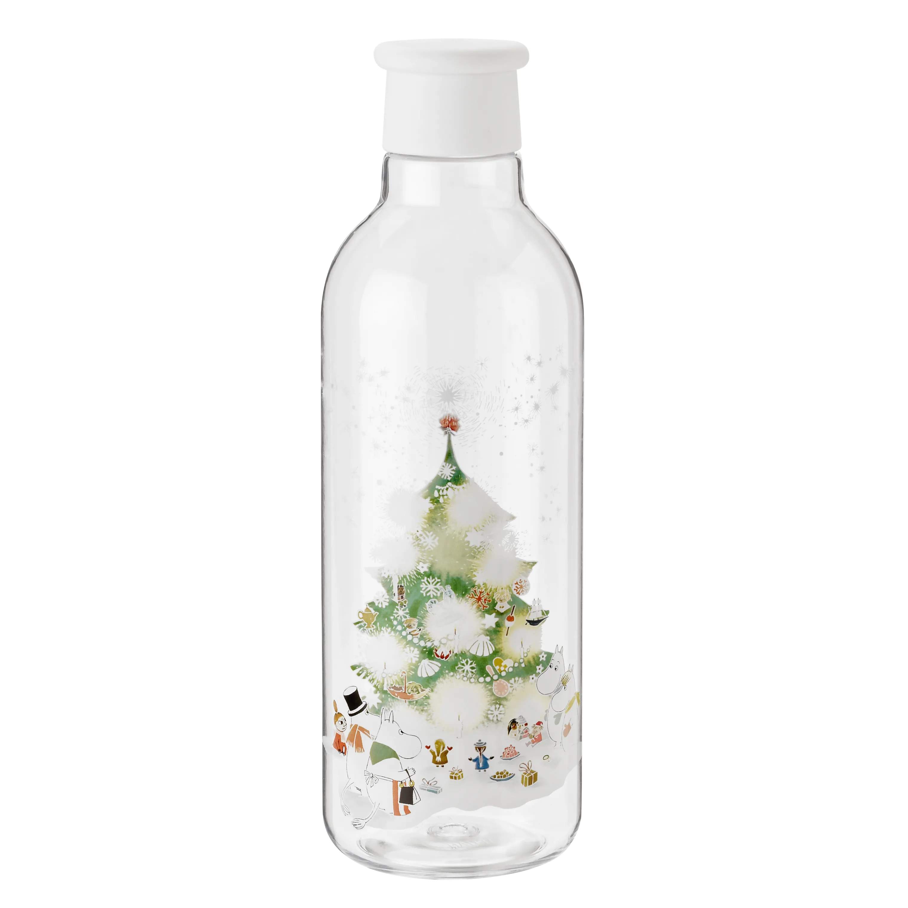 Drink-It Moomin Vandflaske, hvid, large