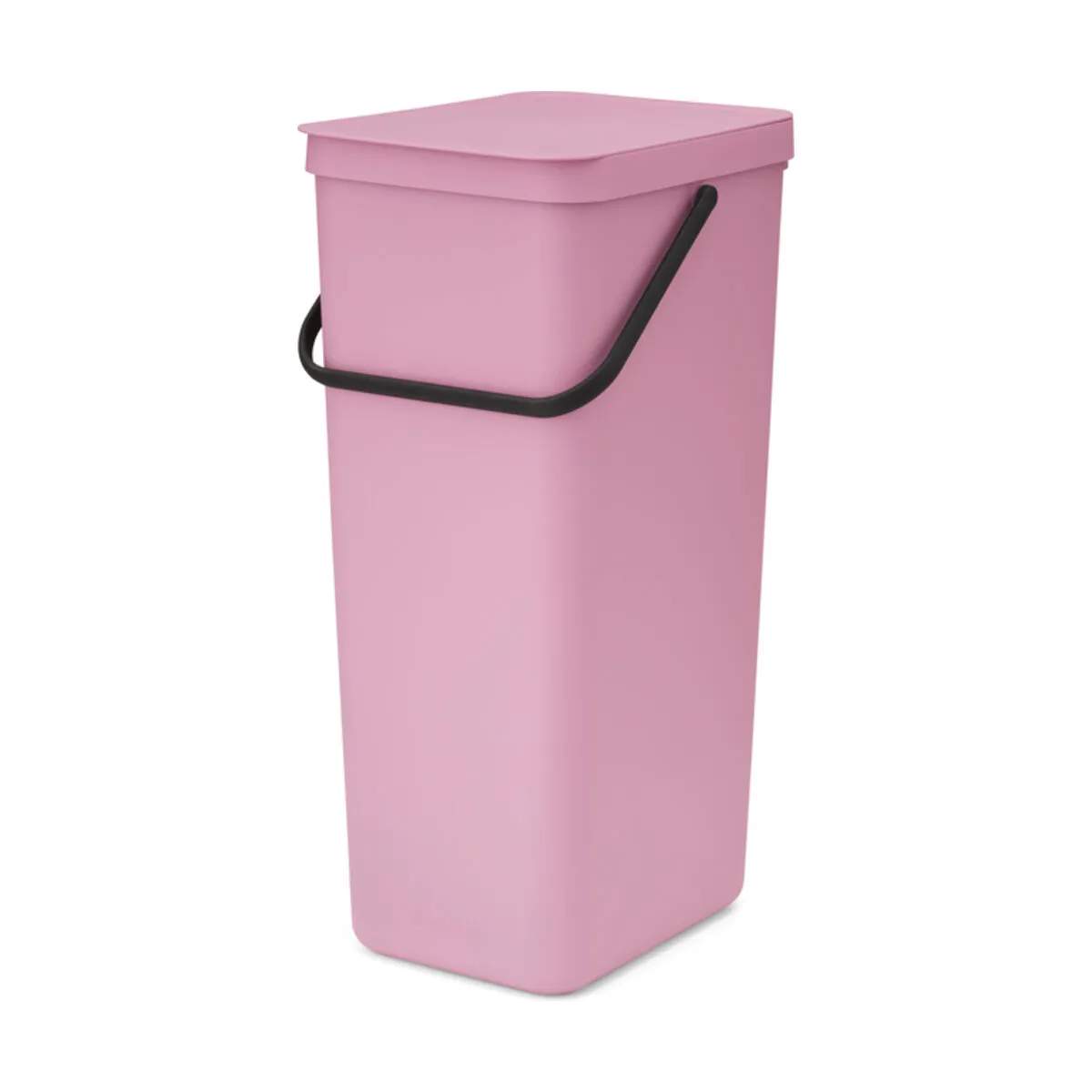 Brabantia Spande uden pedal Sort & Go Affaldsspand i Lilac Pink, 40 L, 1