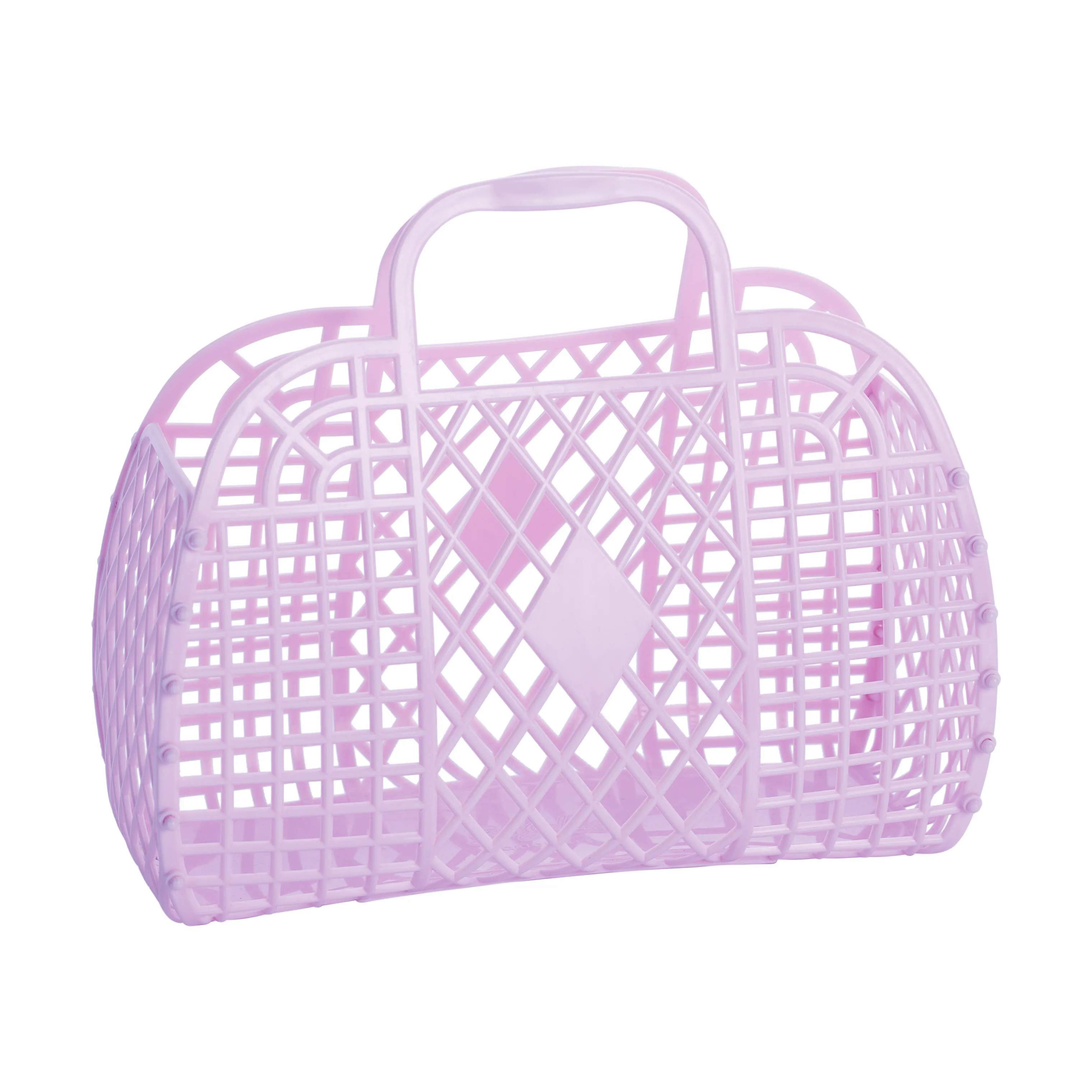 Retro Taske - Lille, lilac b 11 x l 31 x h 25,5 cm, large