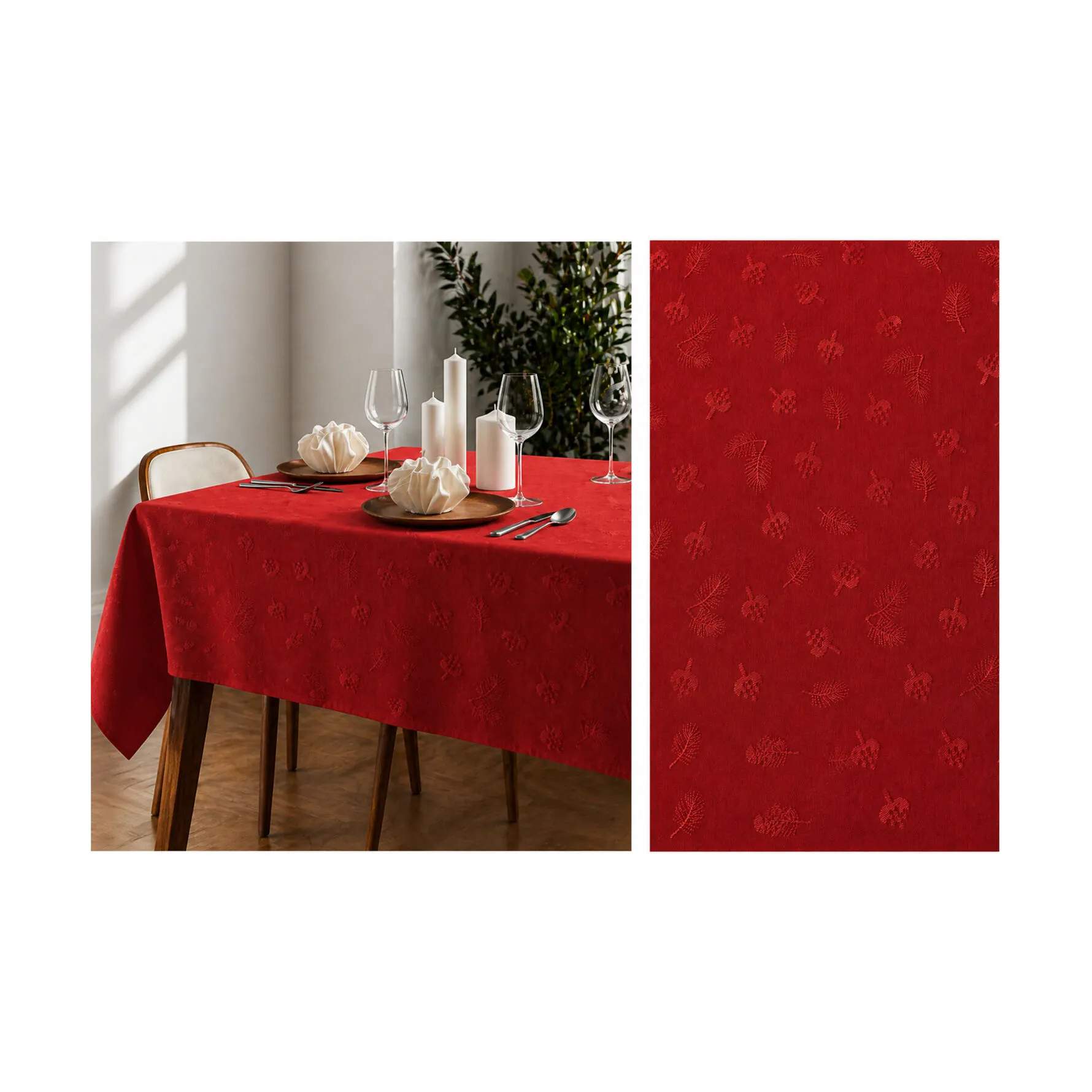 Casa Christmas Juleduge Juledug i B140 x L370 cm, 3