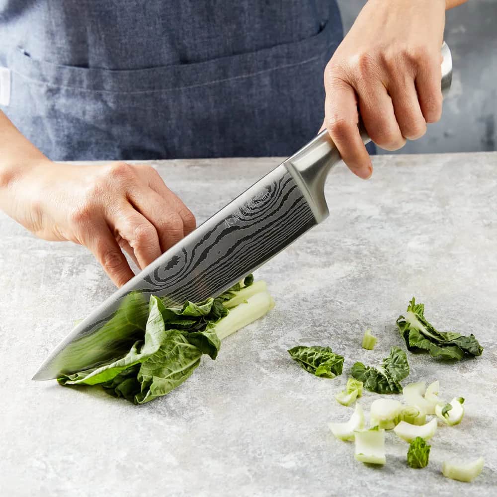 THE CUSTOM CHEF™ Kokkeknive Cuisine::pro®
Damashiro® Cuisine::pro Damashiro® Kokkekniv i Sølvfarvet, 20 cm, 2