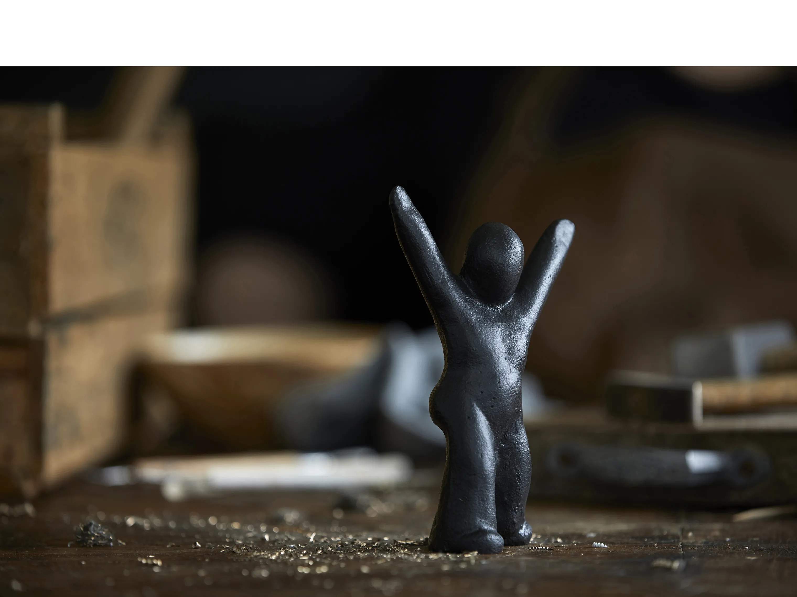 Morsø Øvrige figurer Skulptur - Du gjorde det! Nyd dit nu lige nu! Det er stærkt! i Du gjorde det! Nyd dit nu lige nu! Det er stærkt!, 14,5 cm, 2