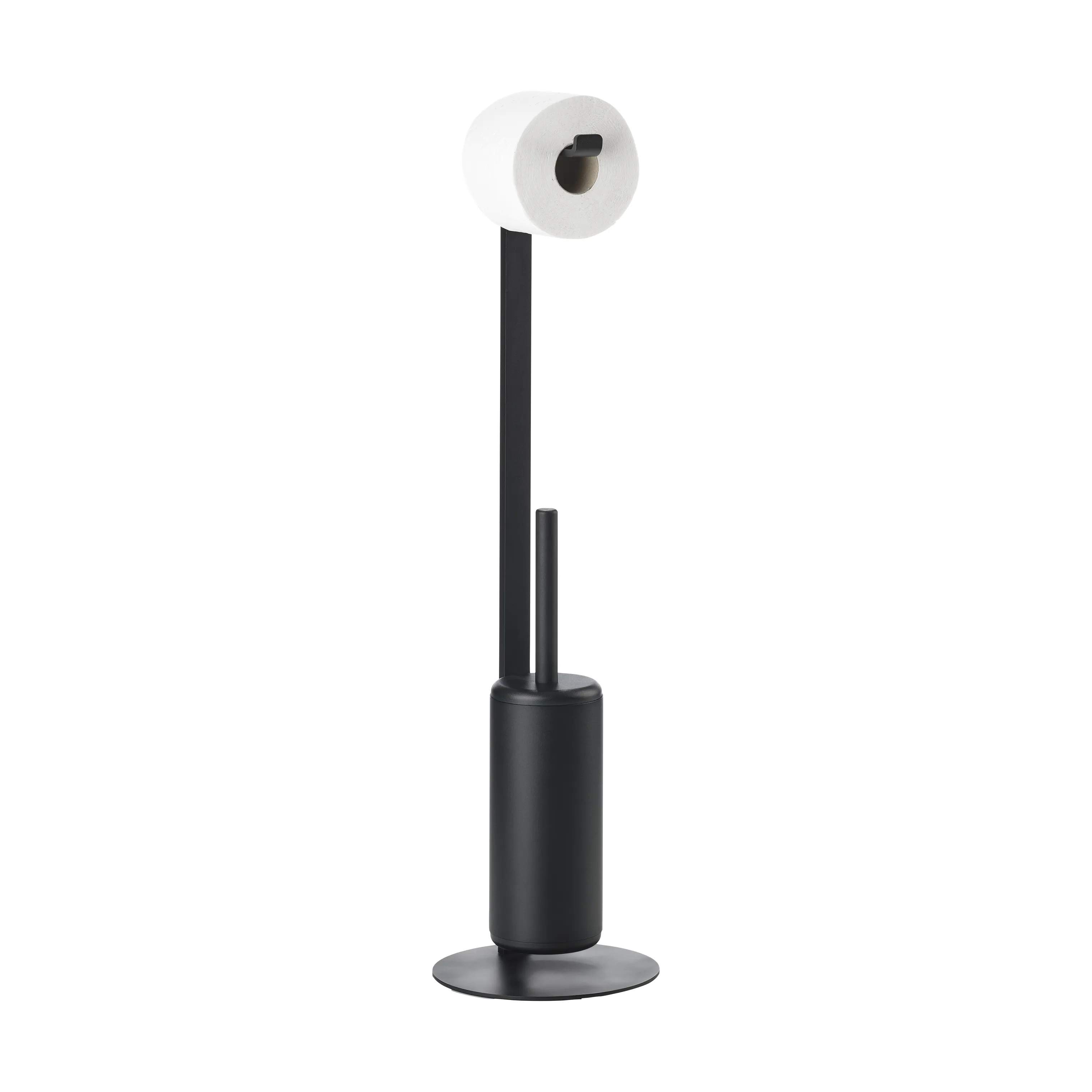 Zone Badeværelsestilbehør Rim Toiletrulleholder i Sort, 3