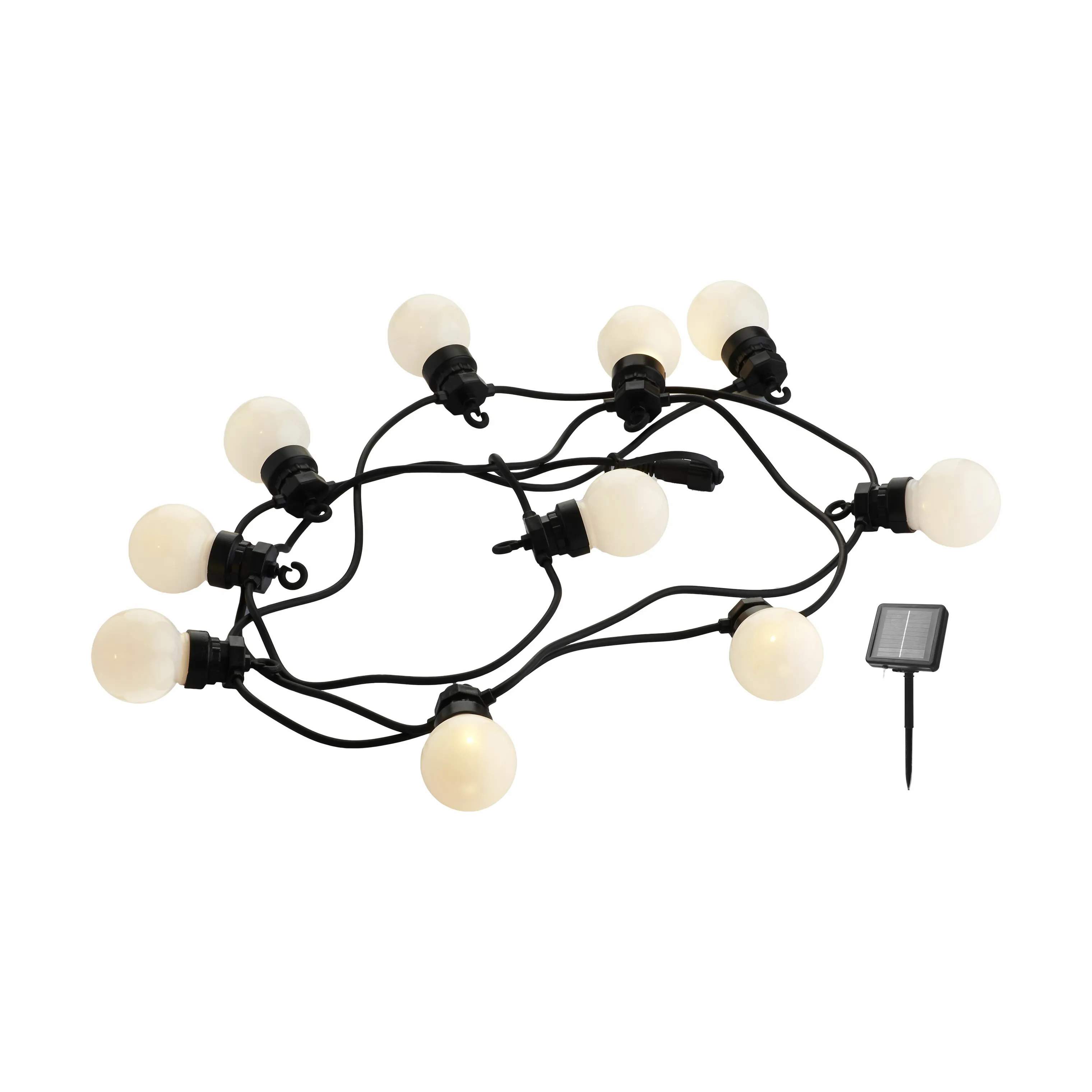 Sirius Lyskæder Lucas Solar LED Lyskæde Startsæt i Frosted, 6 meter, 1