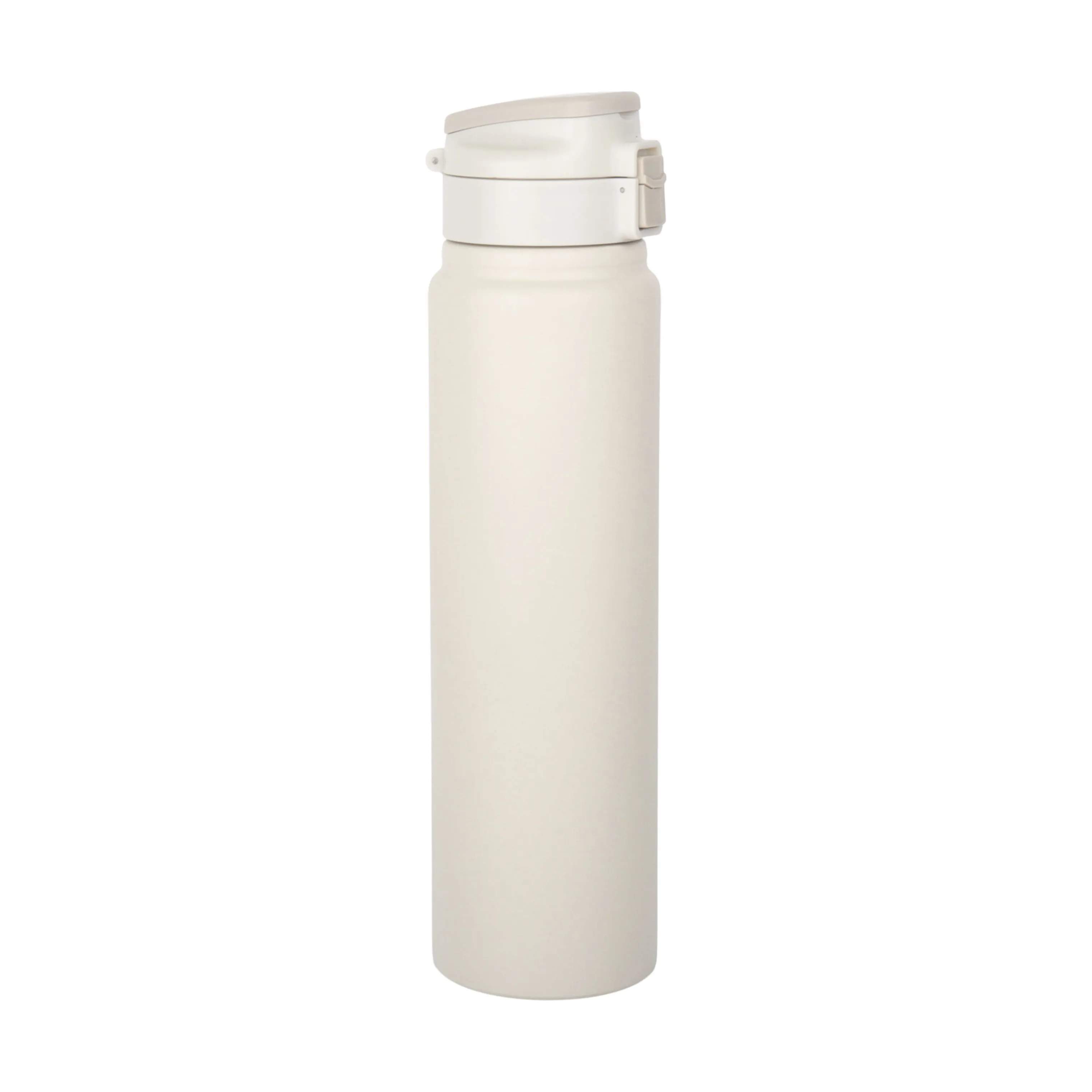Termoflaske, beige, large