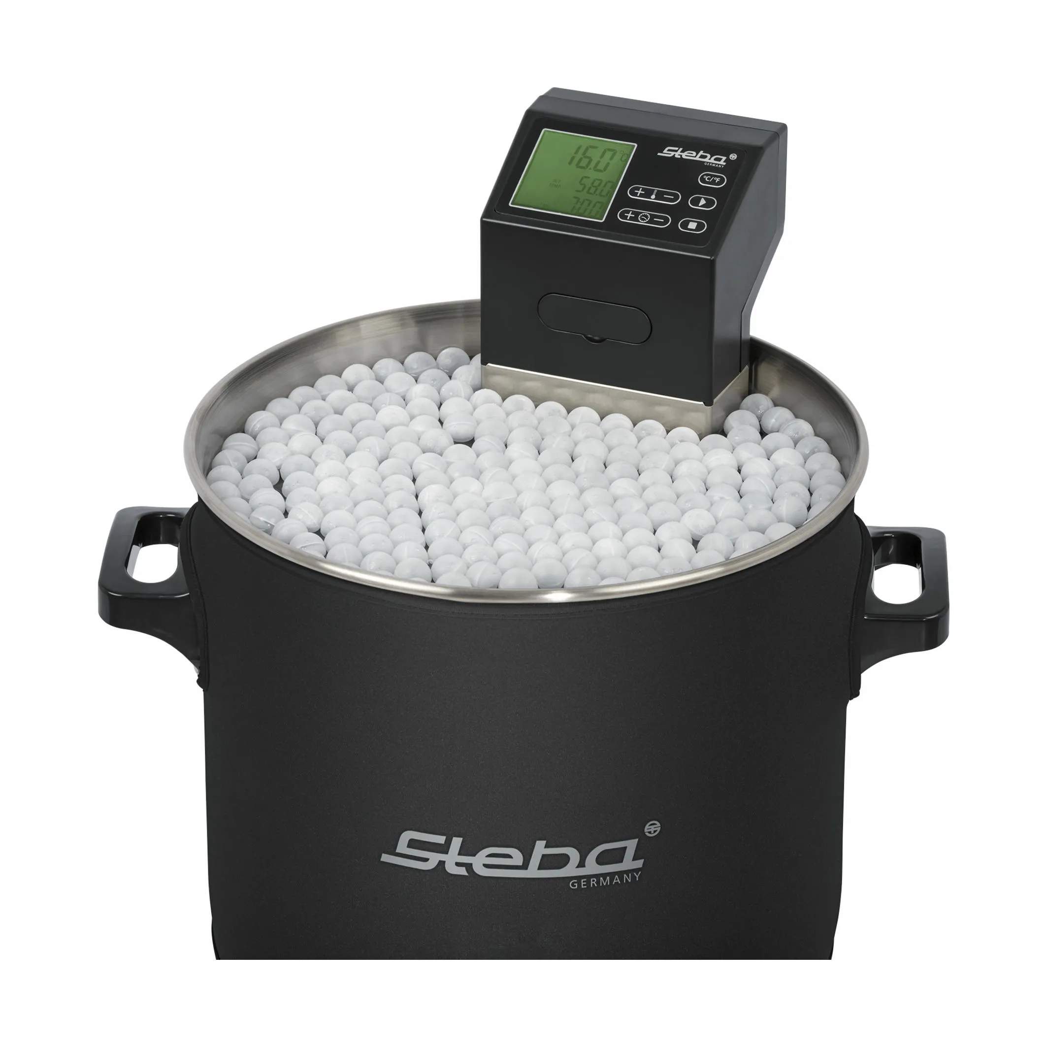 Steba Sous vide kar og tilbehør ST995100 Isoleringskugler - 100 stk. i Hvid, 2