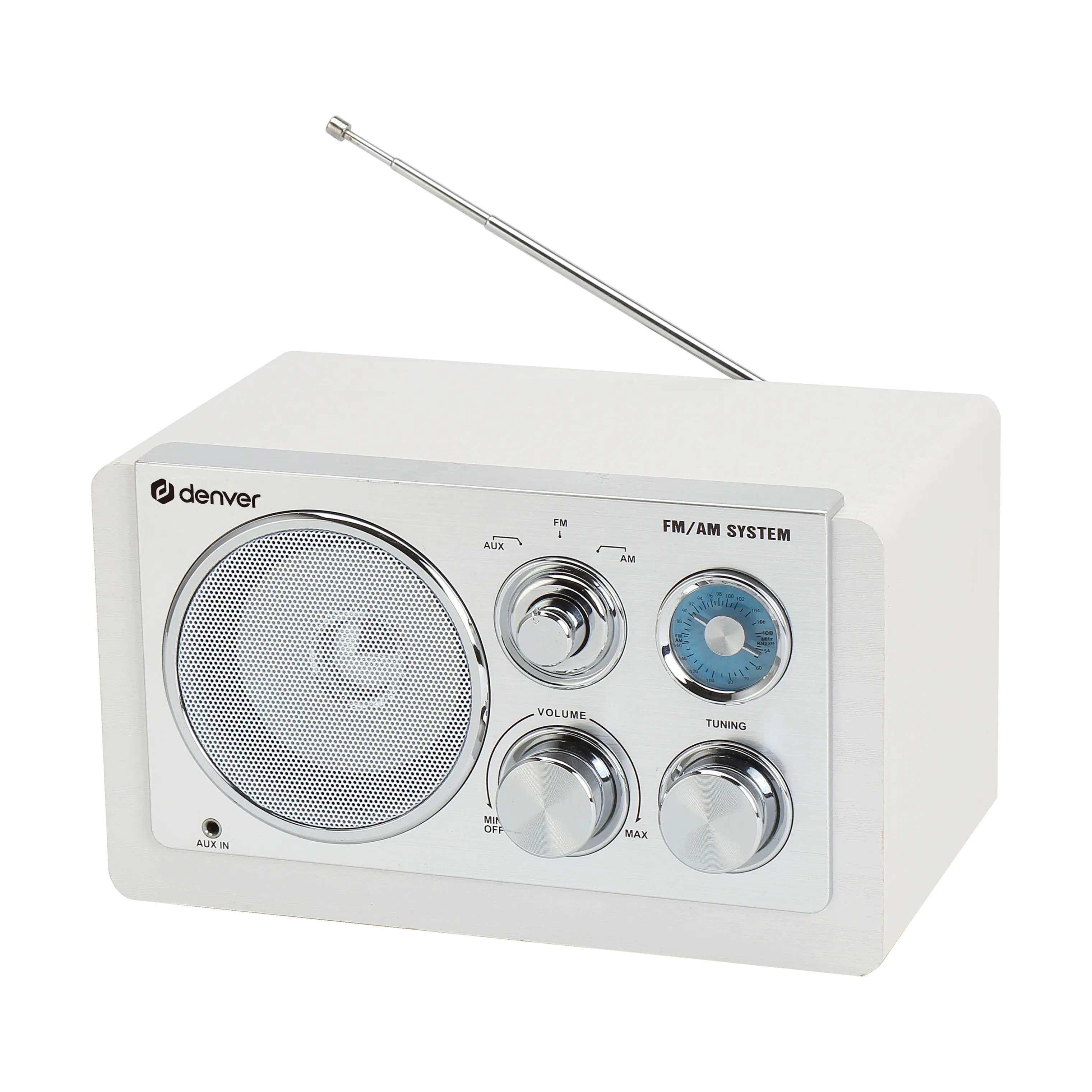 Analog Radio, hvid, large