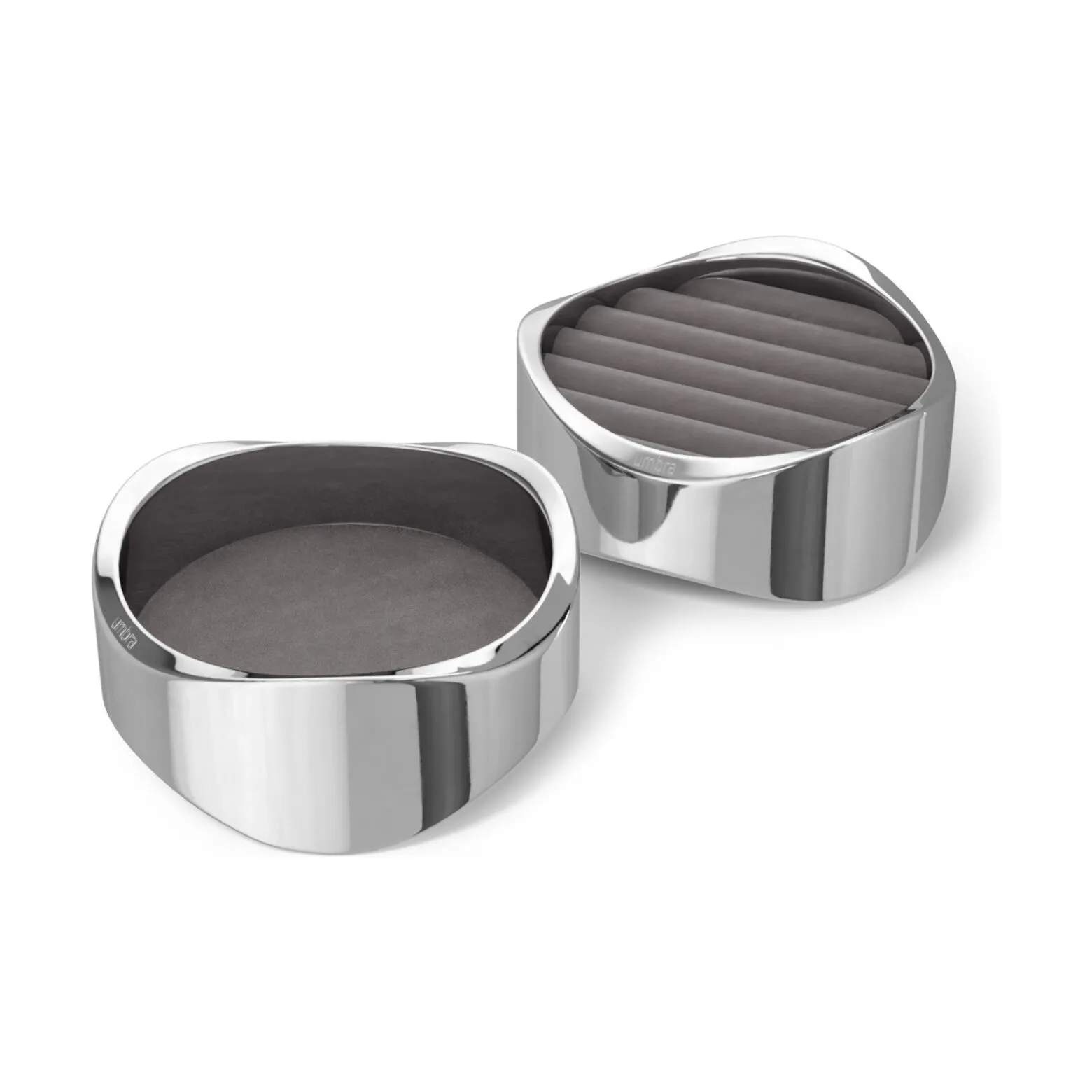 Umbra Småopbevaring Wavy Smykkeskrin i chrome, 5