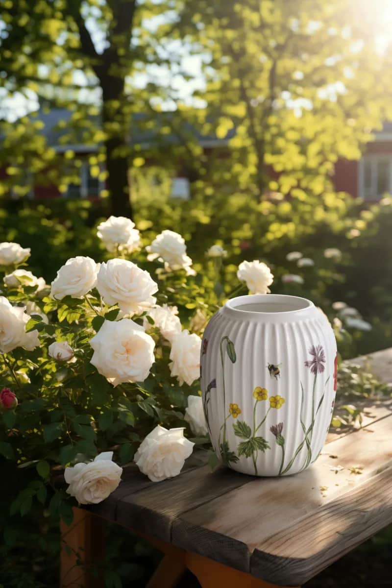 Kähler Vaser Hammershøi Sommer Vase i Wild flowers, 2