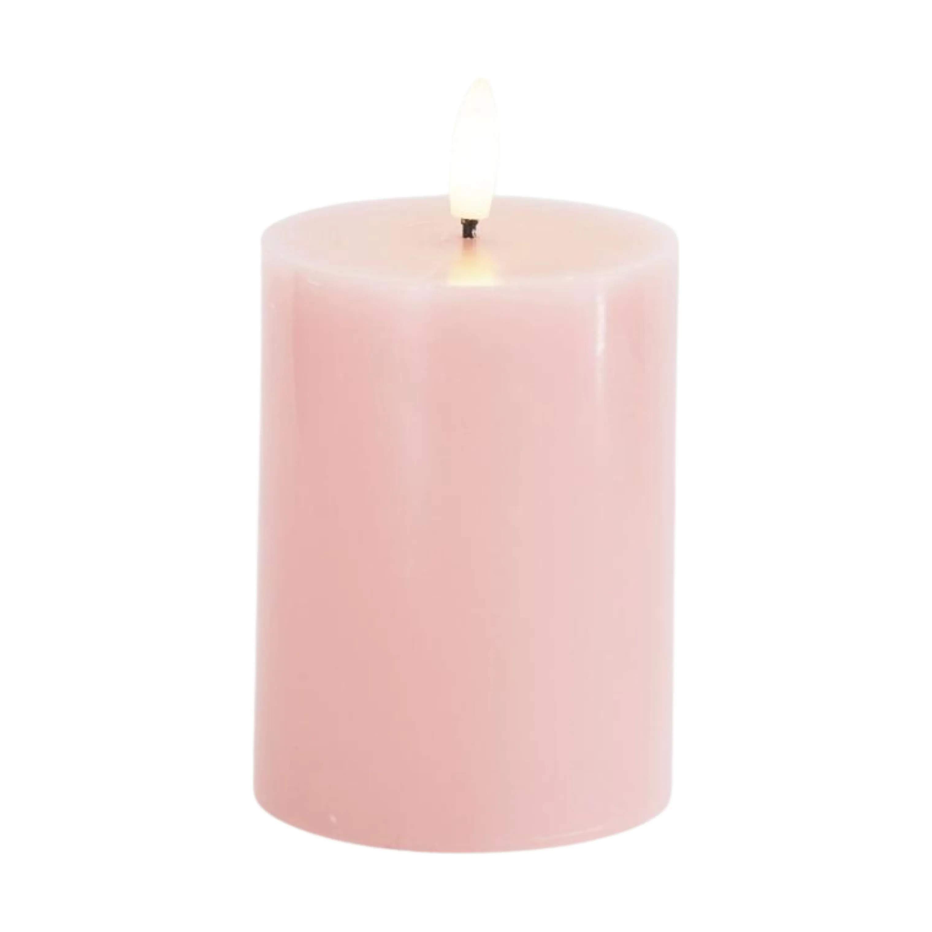 Sirius LED-lys Sille LED Bloklys i Light Pink, H10 x Ø7,5 cm, 1