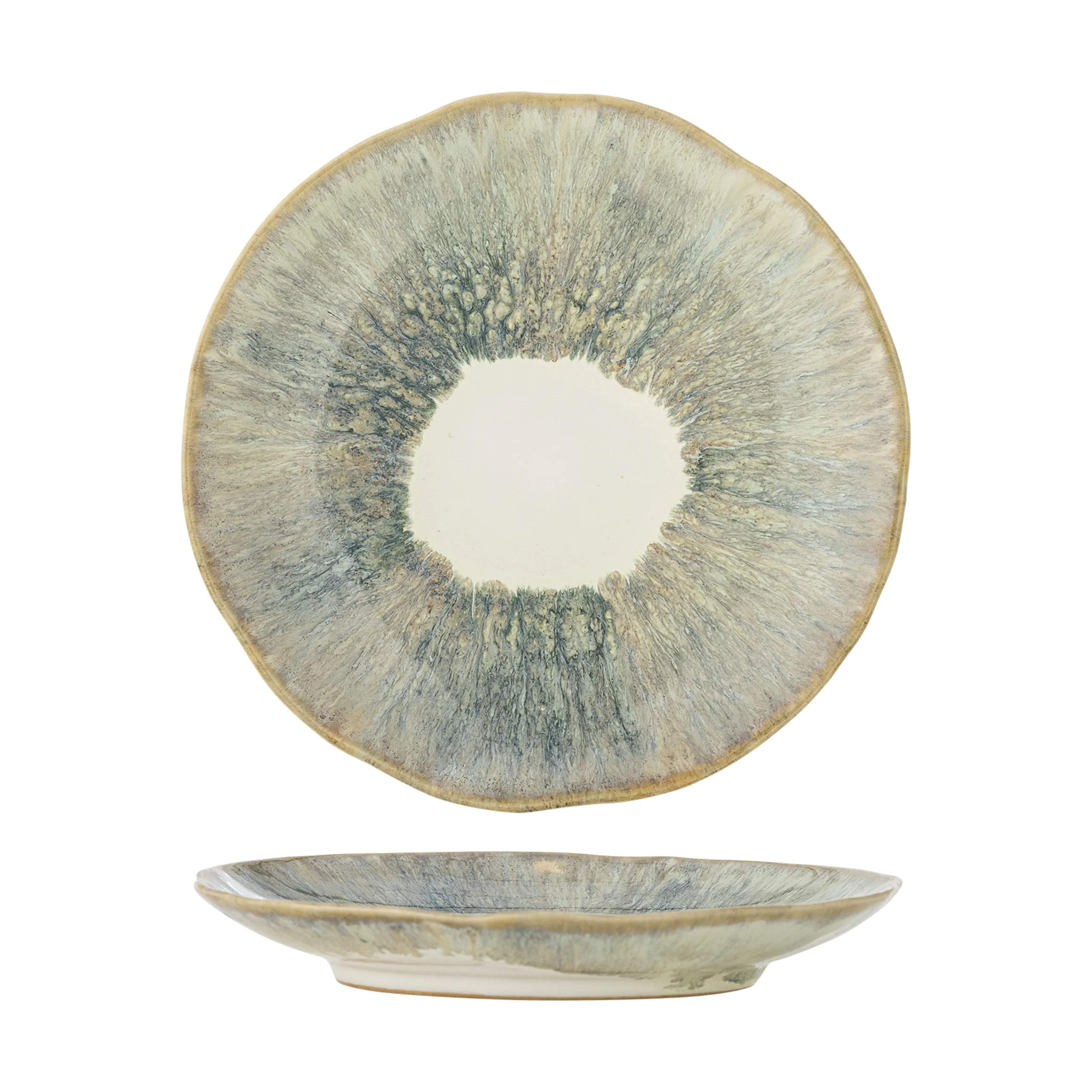 Bloomingville Kagetallerkener Imogen Tallerken i Multifarvet/grøn, 1