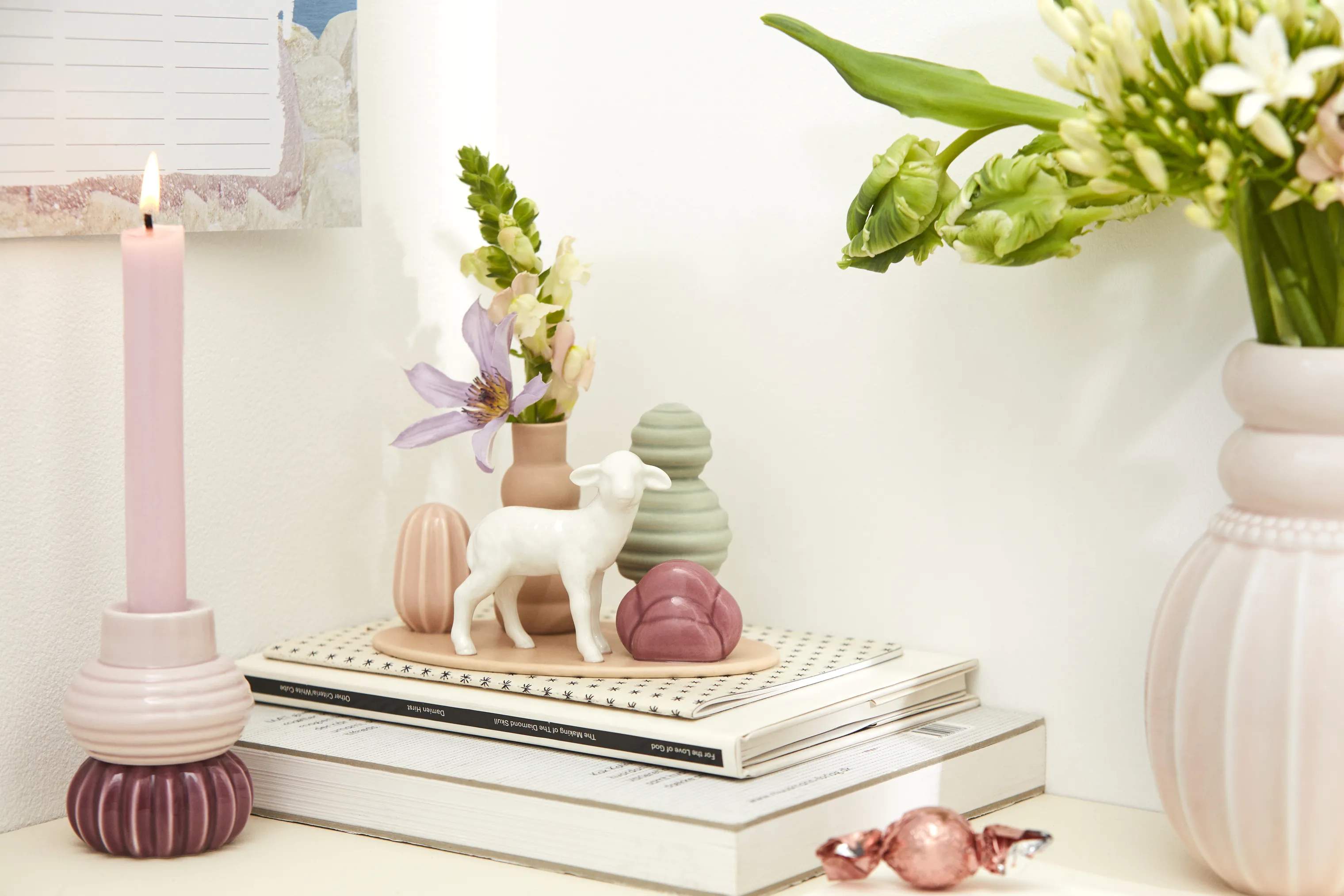 Dottir Vaser Samsurium Pearlpuff Vase i Powder, 3