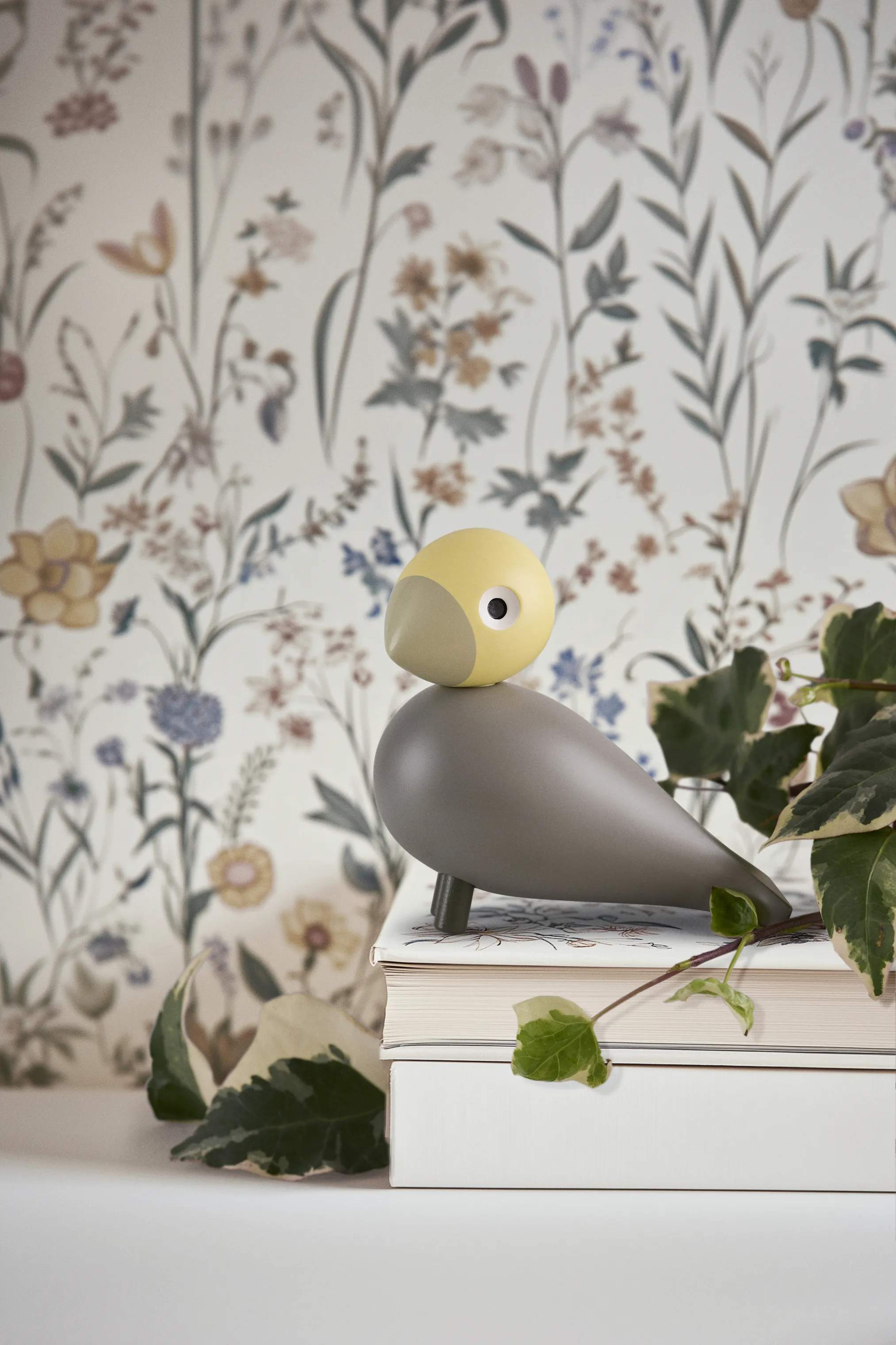 Kay Bojesen Dyrefigurer Birds Havefugl - Lulu i Grå/Creme, 3